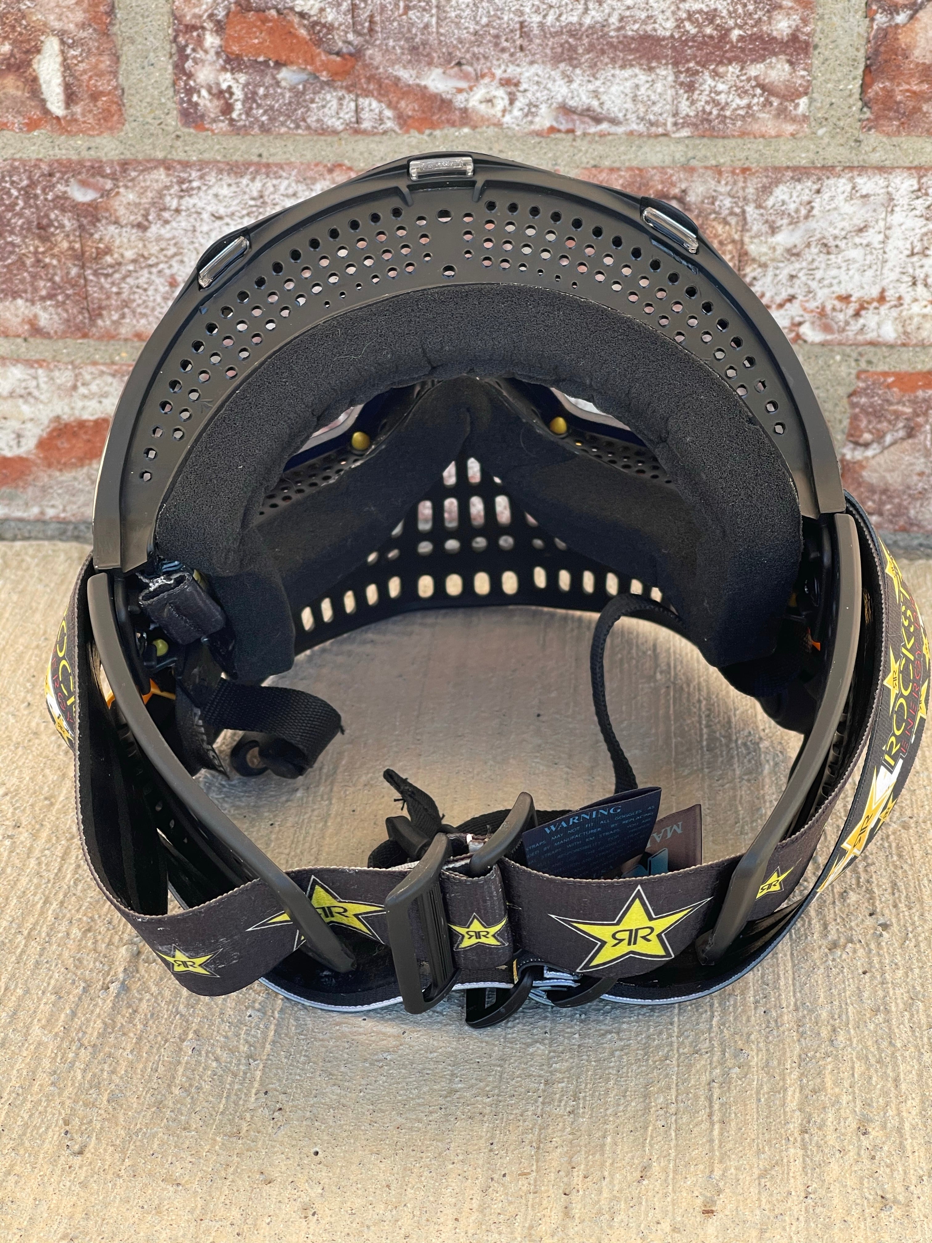 Used JT Proflex Paintball Mask - Rockstar with OG Yellow bottom - Image 4