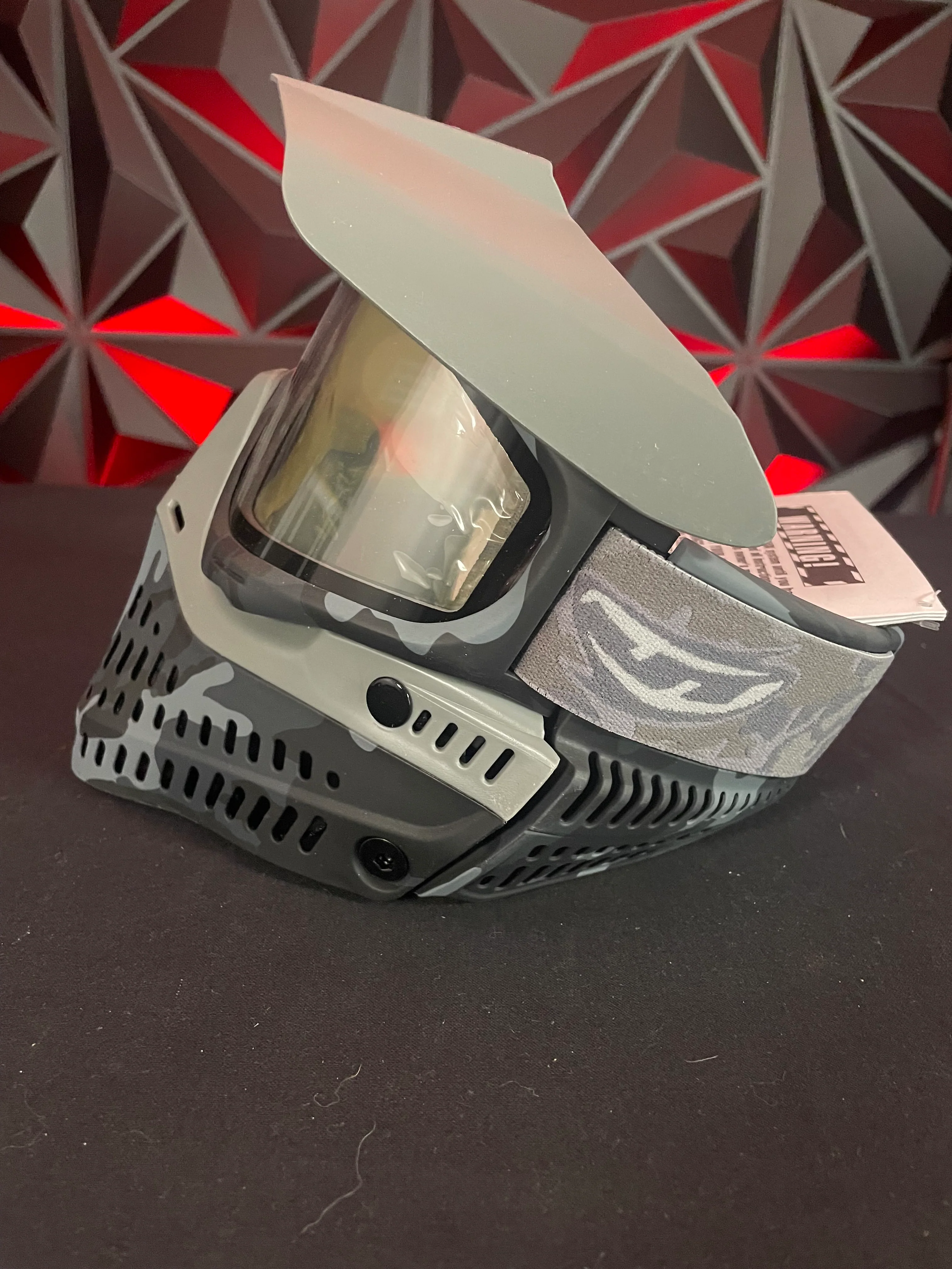 Used JT Proflex SE Paintball Mask -Dark Urban Camo w/Clear Lens - Image 3