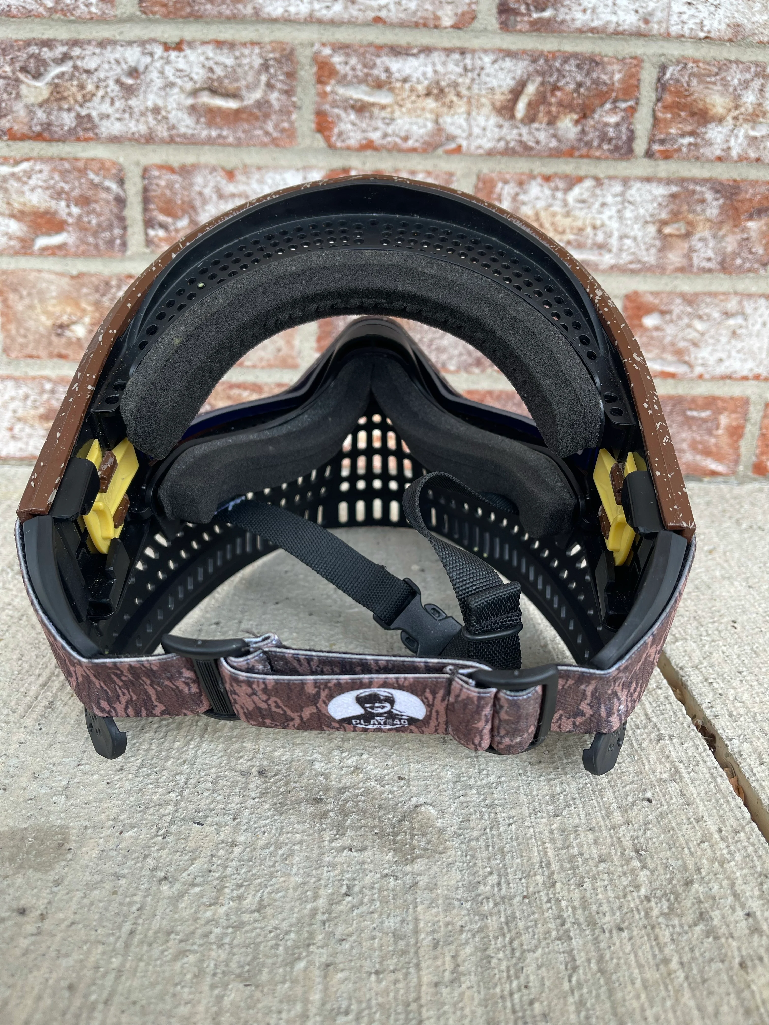 Used JT Proflex X Paintball Mask - Black / Brown - Image 4