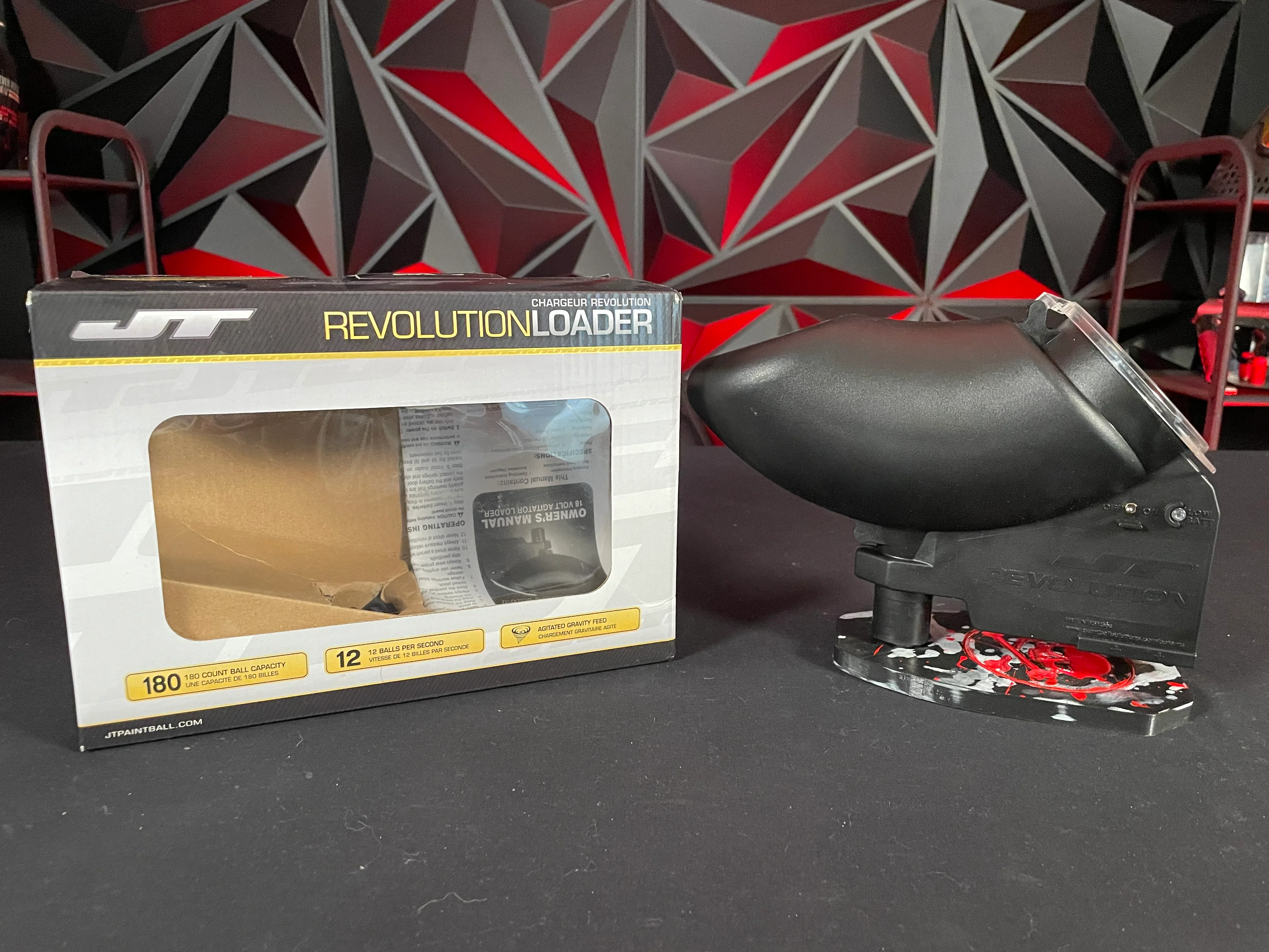Used JT Revolution Paintball Loader - Black - Image 6