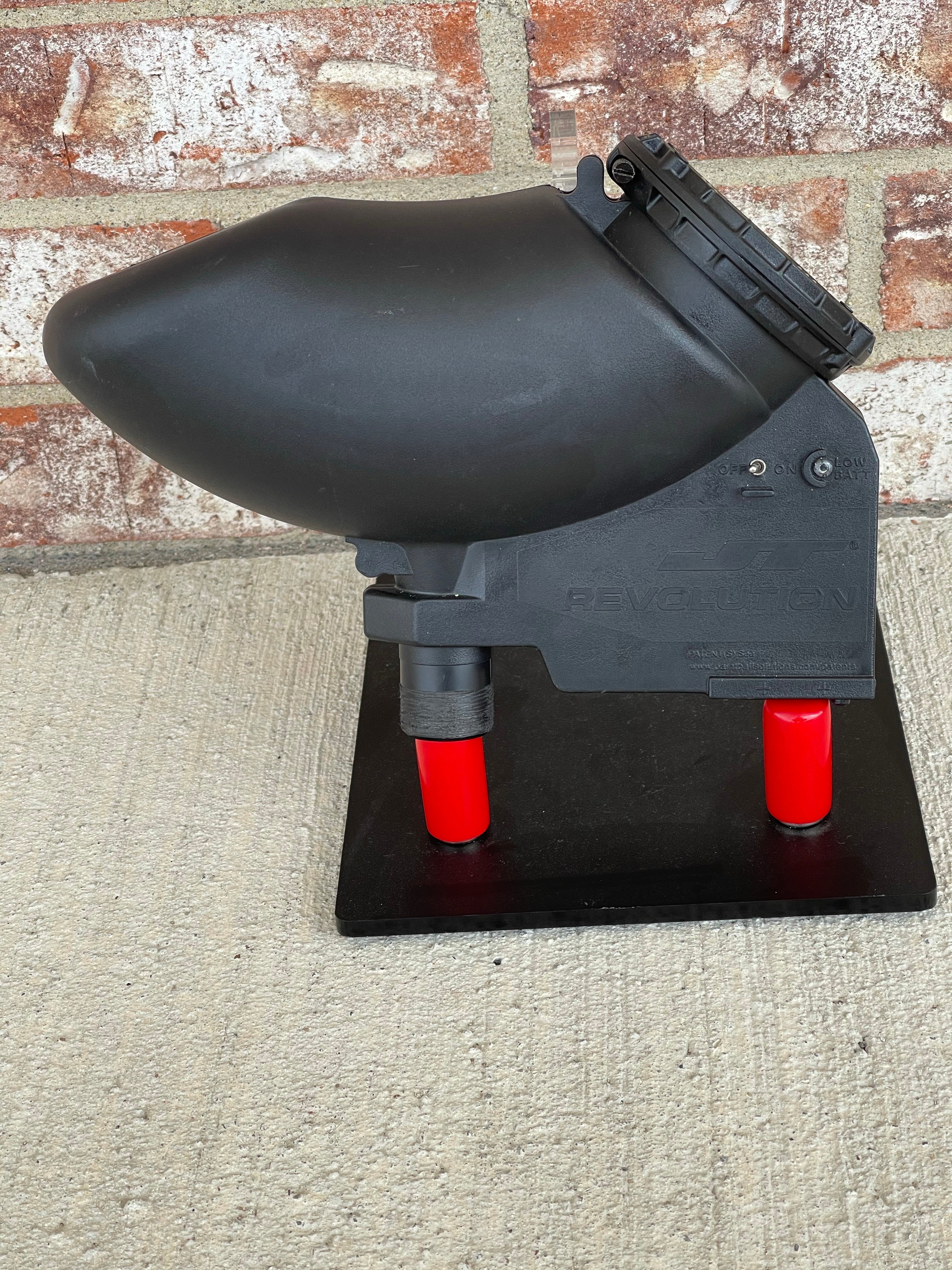 Used JT Revolution Paintball Loader - Black w/ SpeedFeed - Image 3