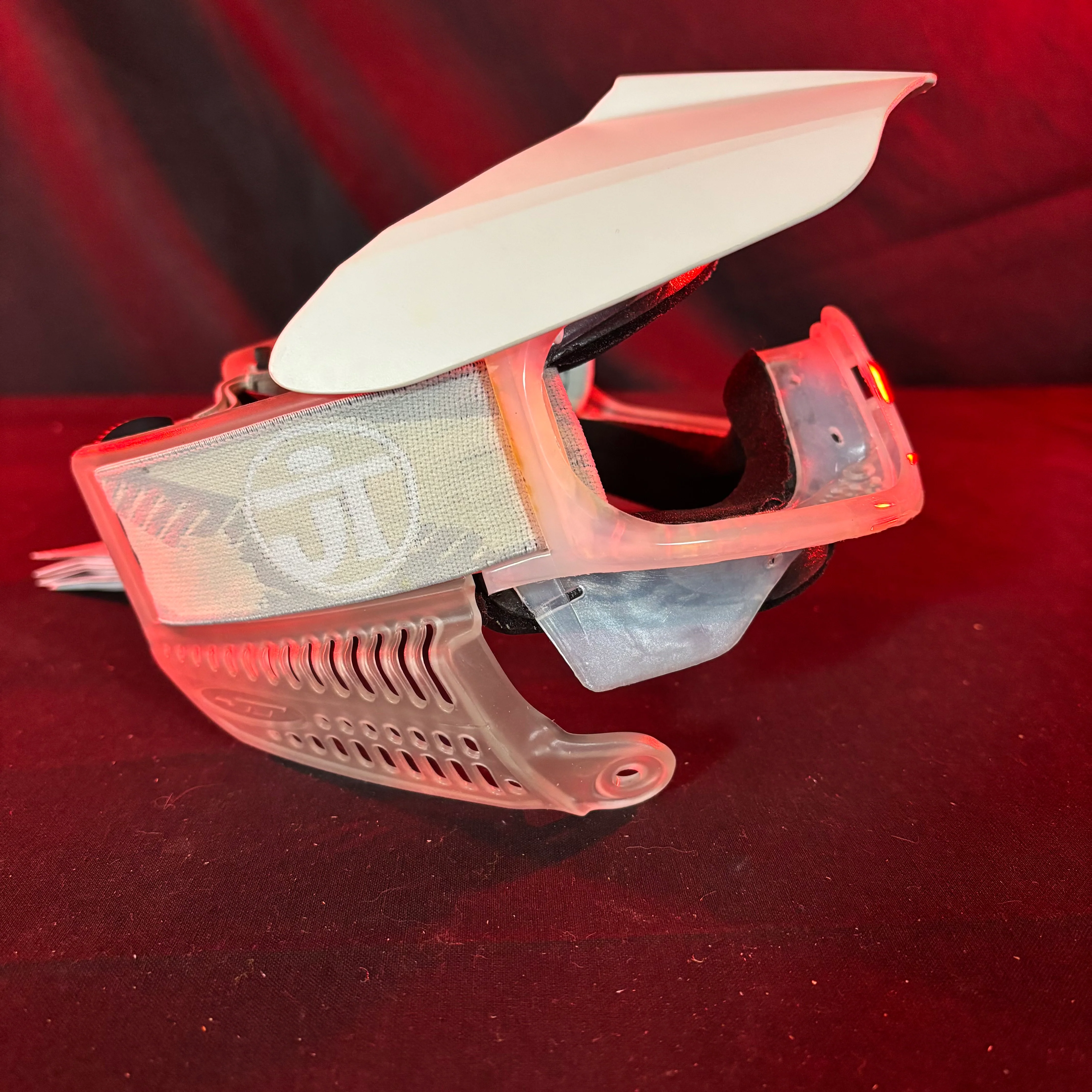 Used JT Spectra Proflex Paintball Mask - *New* Clear (Frames, ears and strap) - Image 2