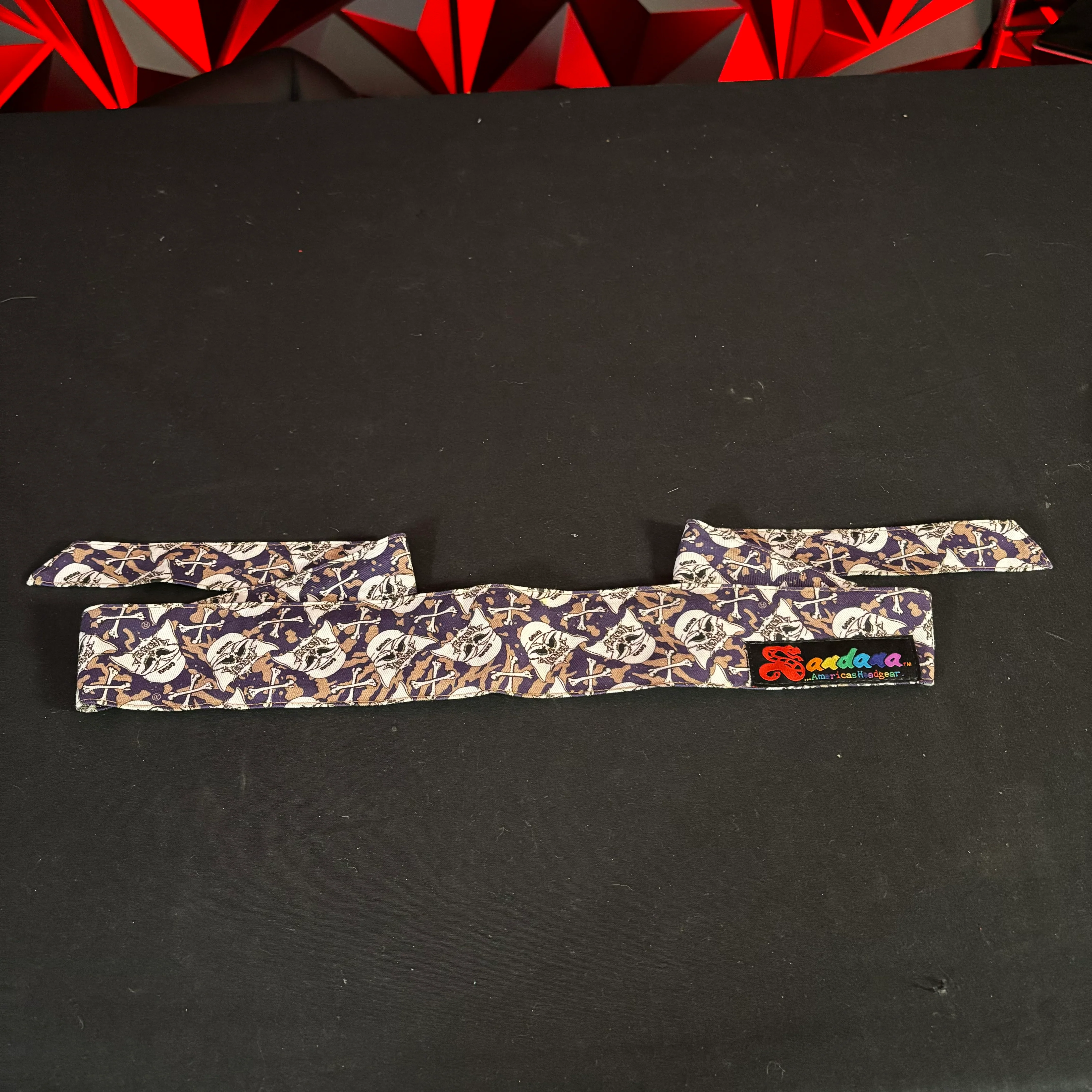 Used LE "Baltimore Revo" Vader Skull & Bones Headband - Purple