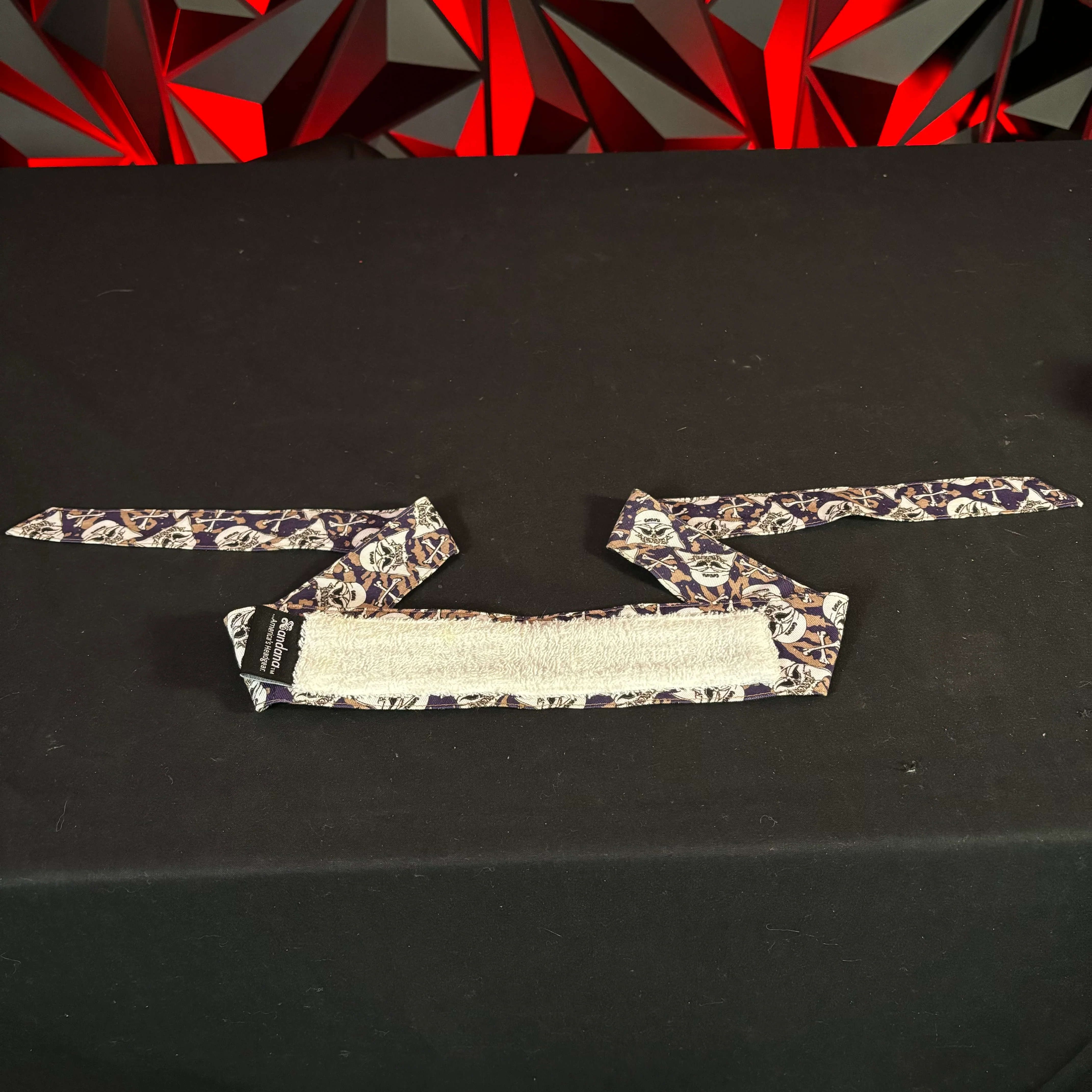 Used LE "Baltimore Revo" Vader Skull & Bones Headband - Purple - Image 2
