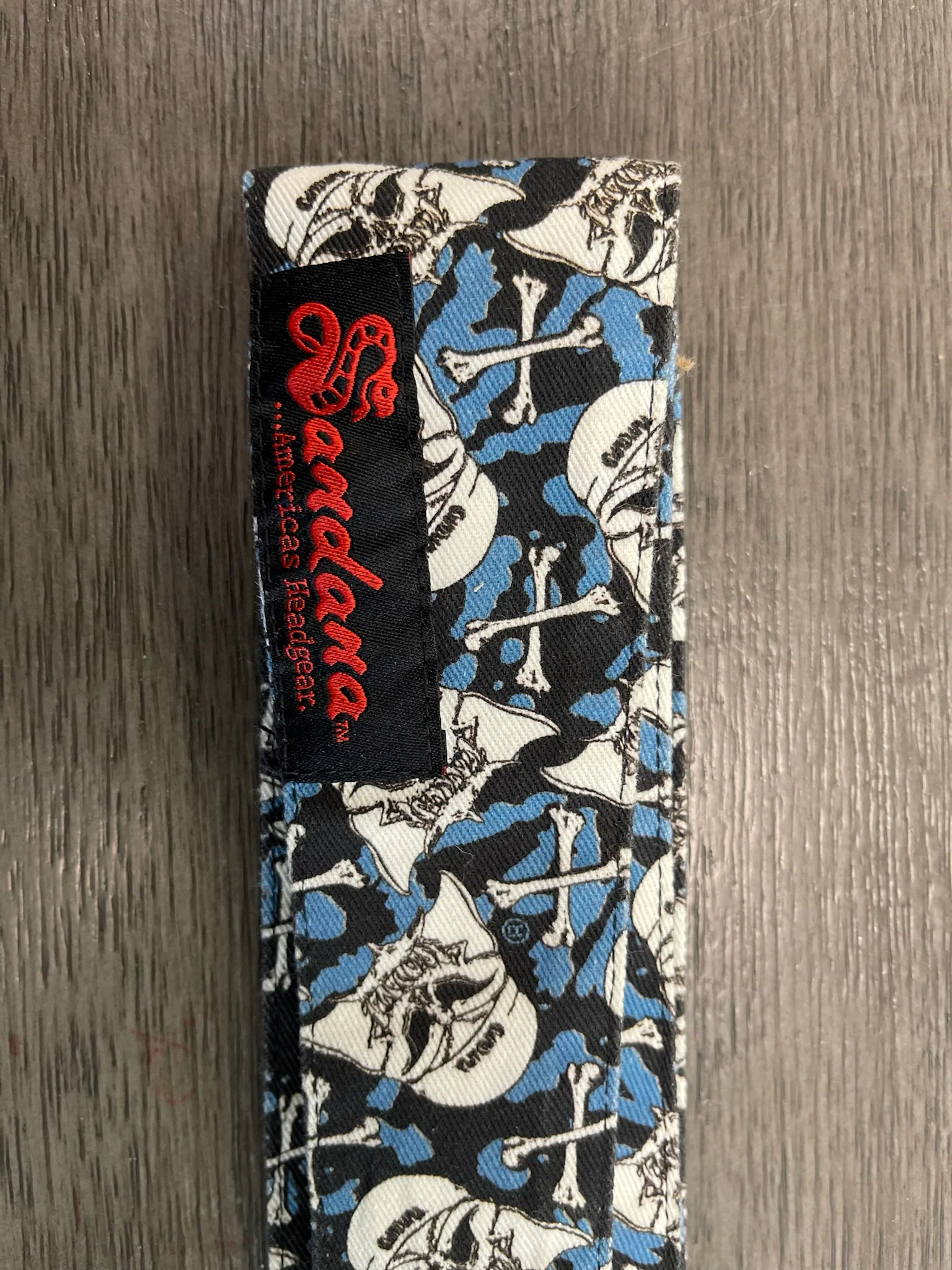 Used LE "Tampa Bay Damage" Vader Skull & Bones Headband - Blue - Image 2