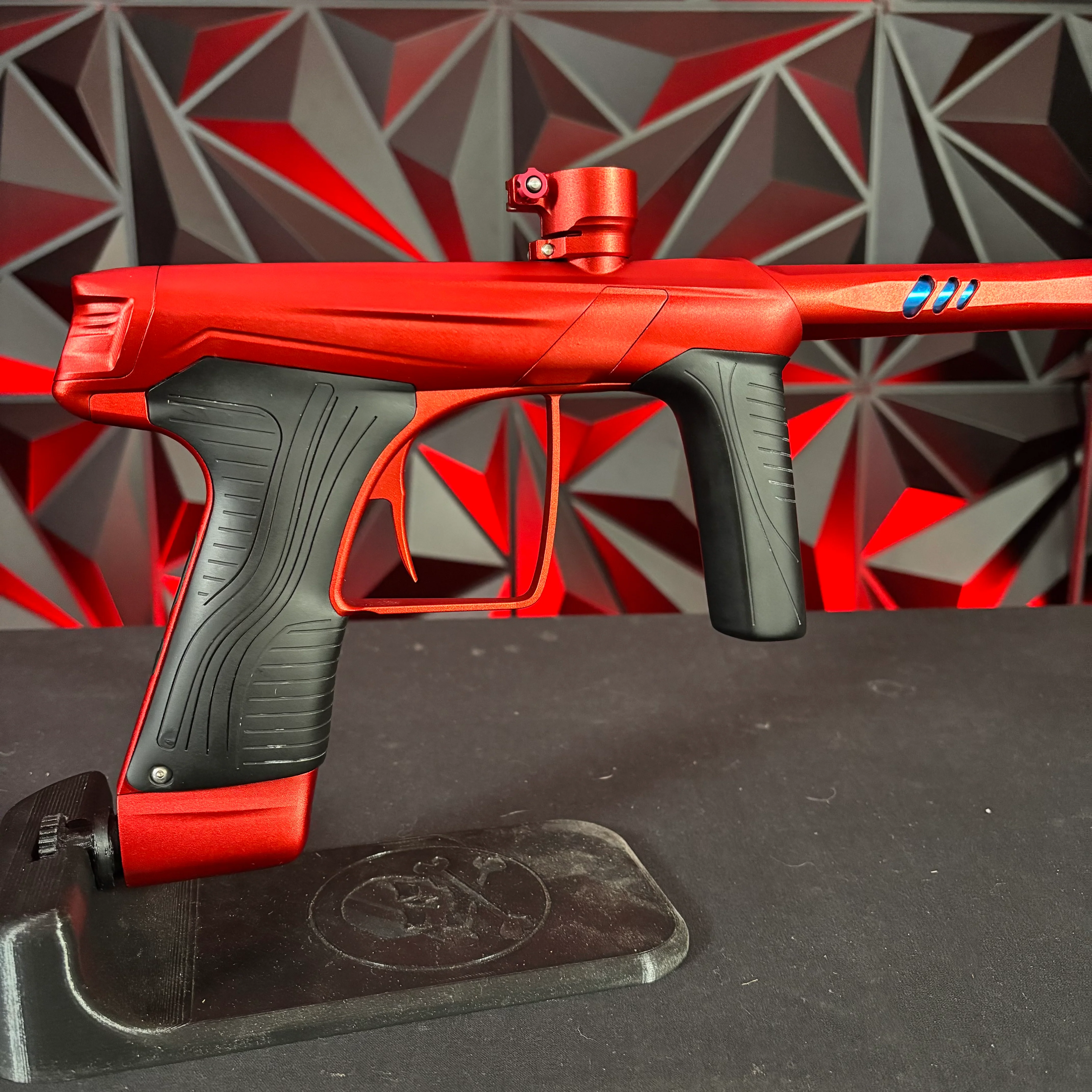 Used MacDev GTX Paintball Gun - Red - Image 2