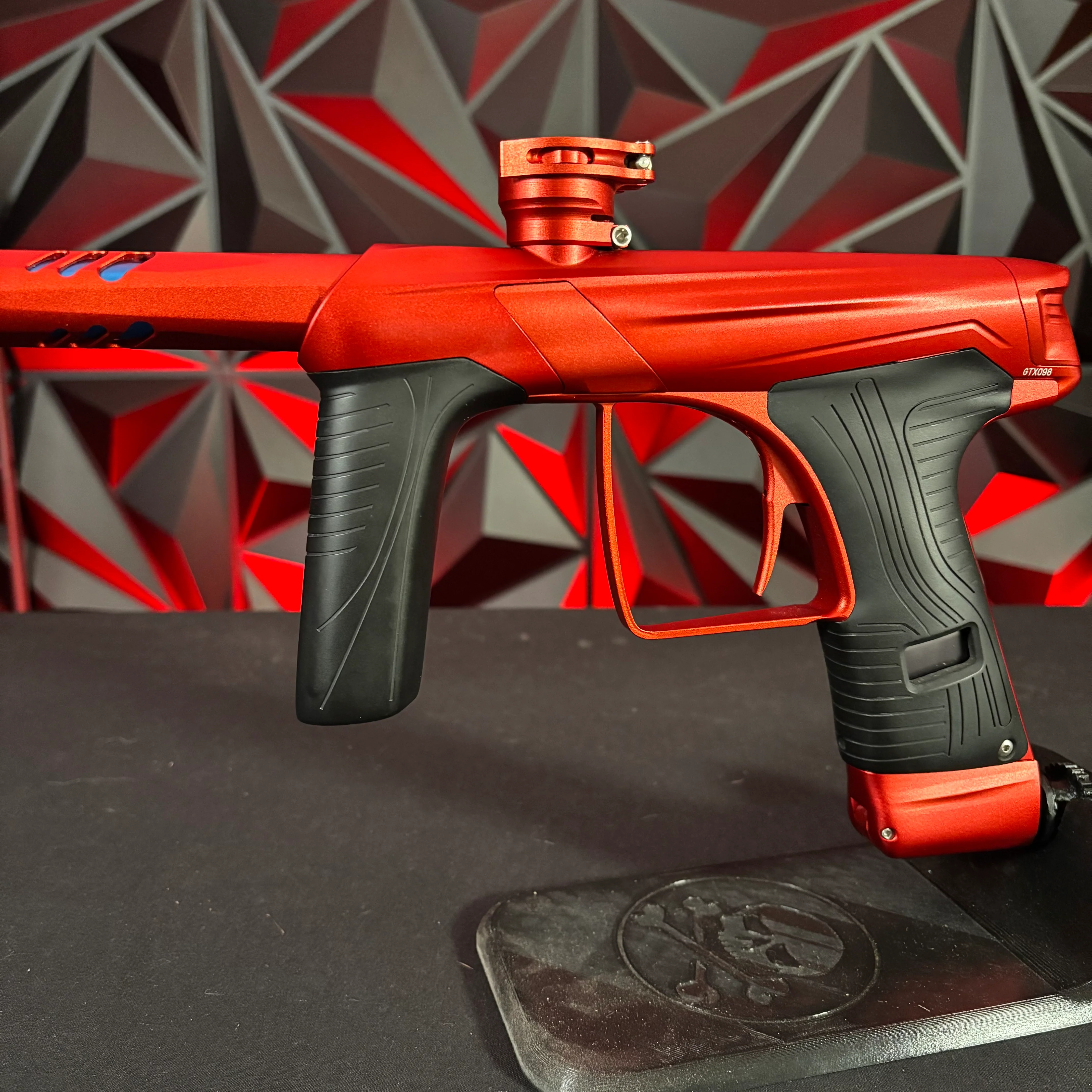 Used MacDev GTX Paintball Gun - Red - Image 5