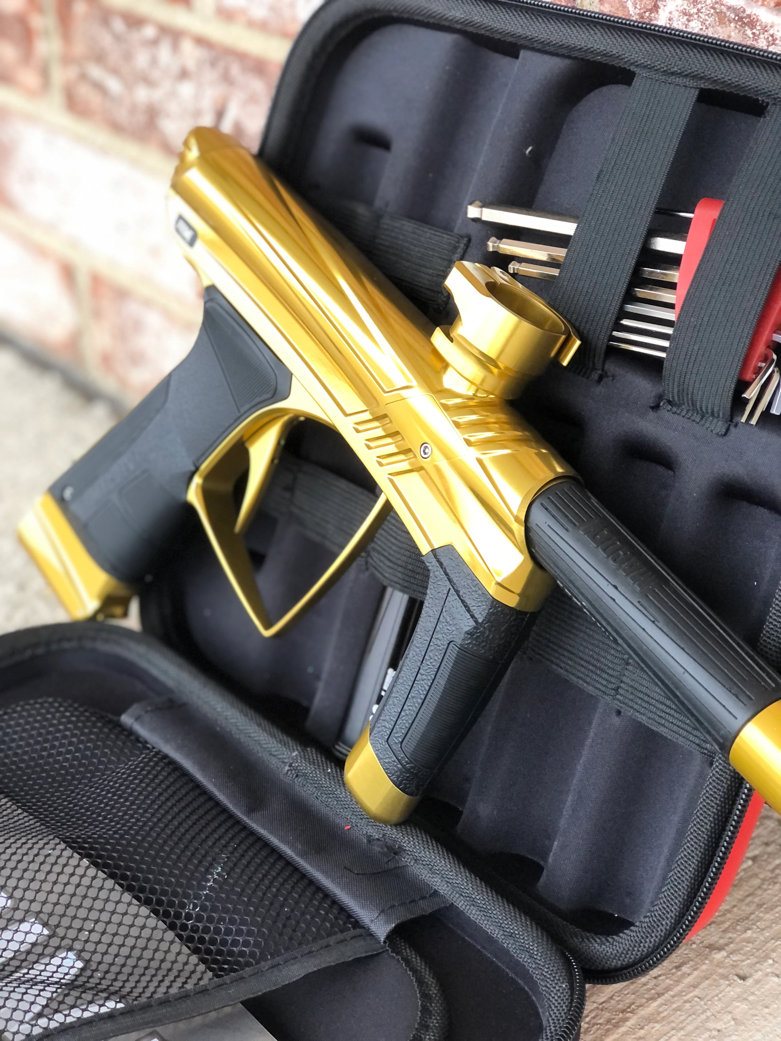 Used MacDev Prime Paintball Gun - Gloss Gold - Image 2