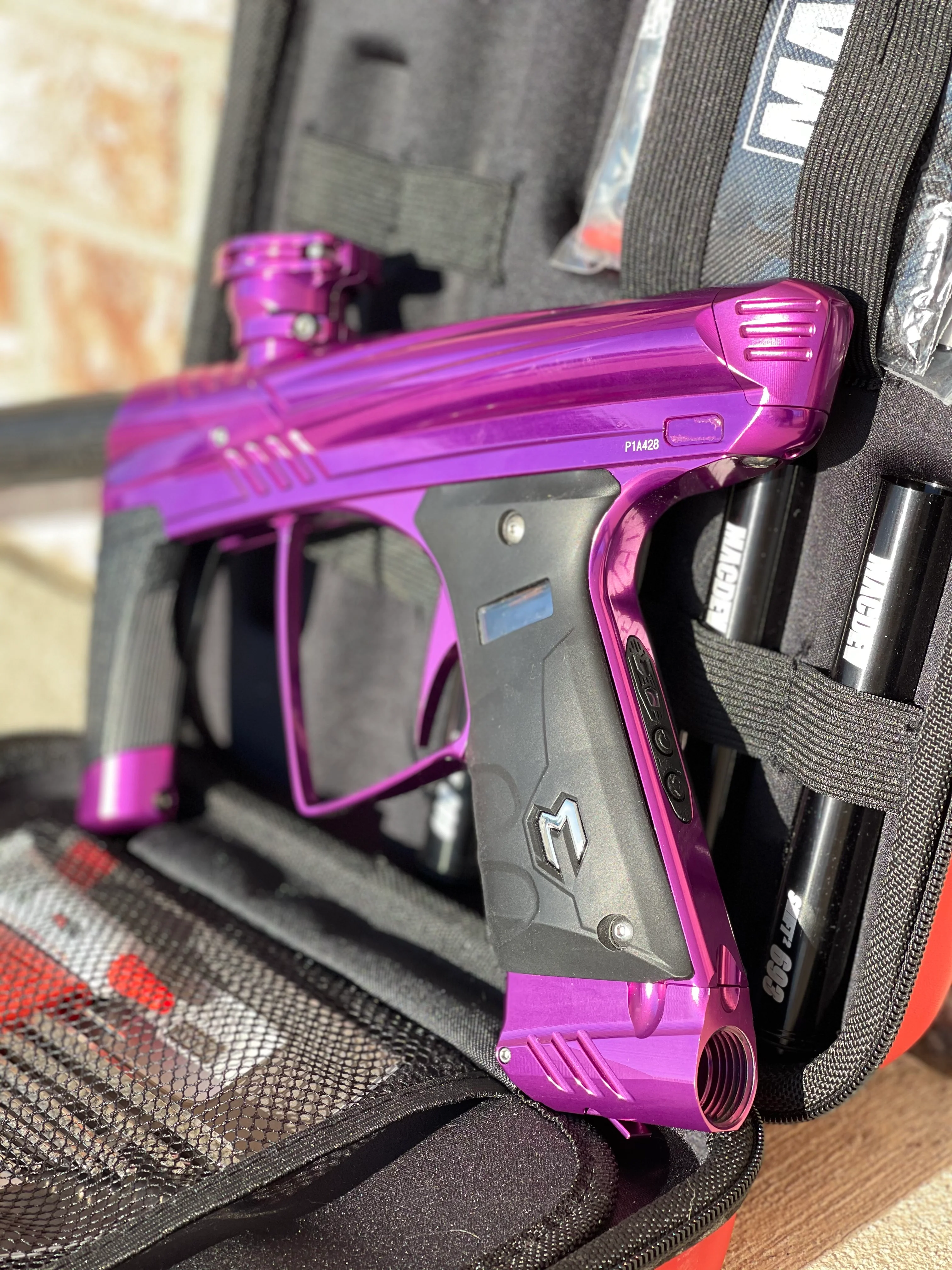 Used MacDev Prime Paintball Marker - Gloss Purple - Image 3