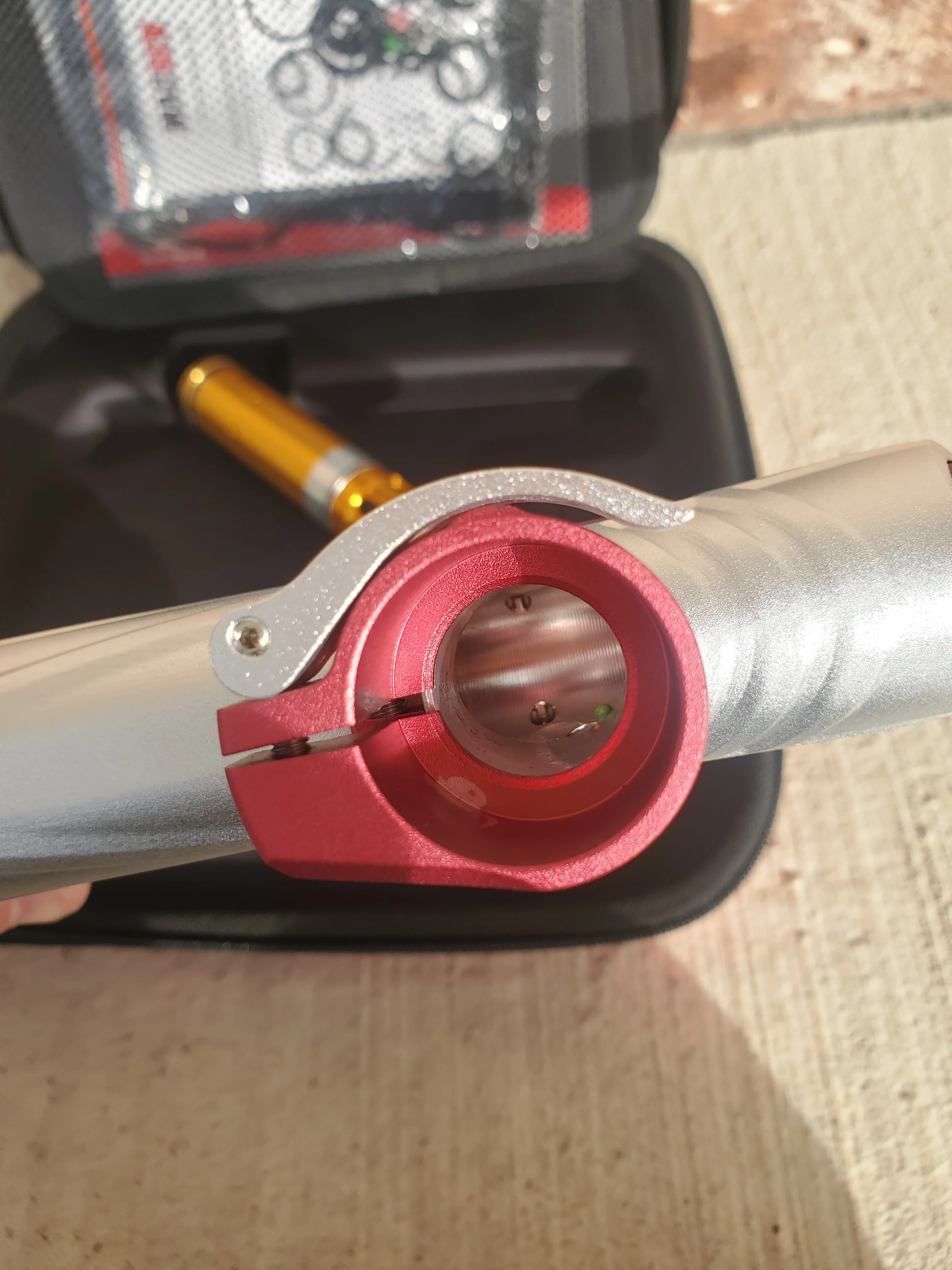 Used MacDev Prime Paintball Marker - Silver / Red - Image 7