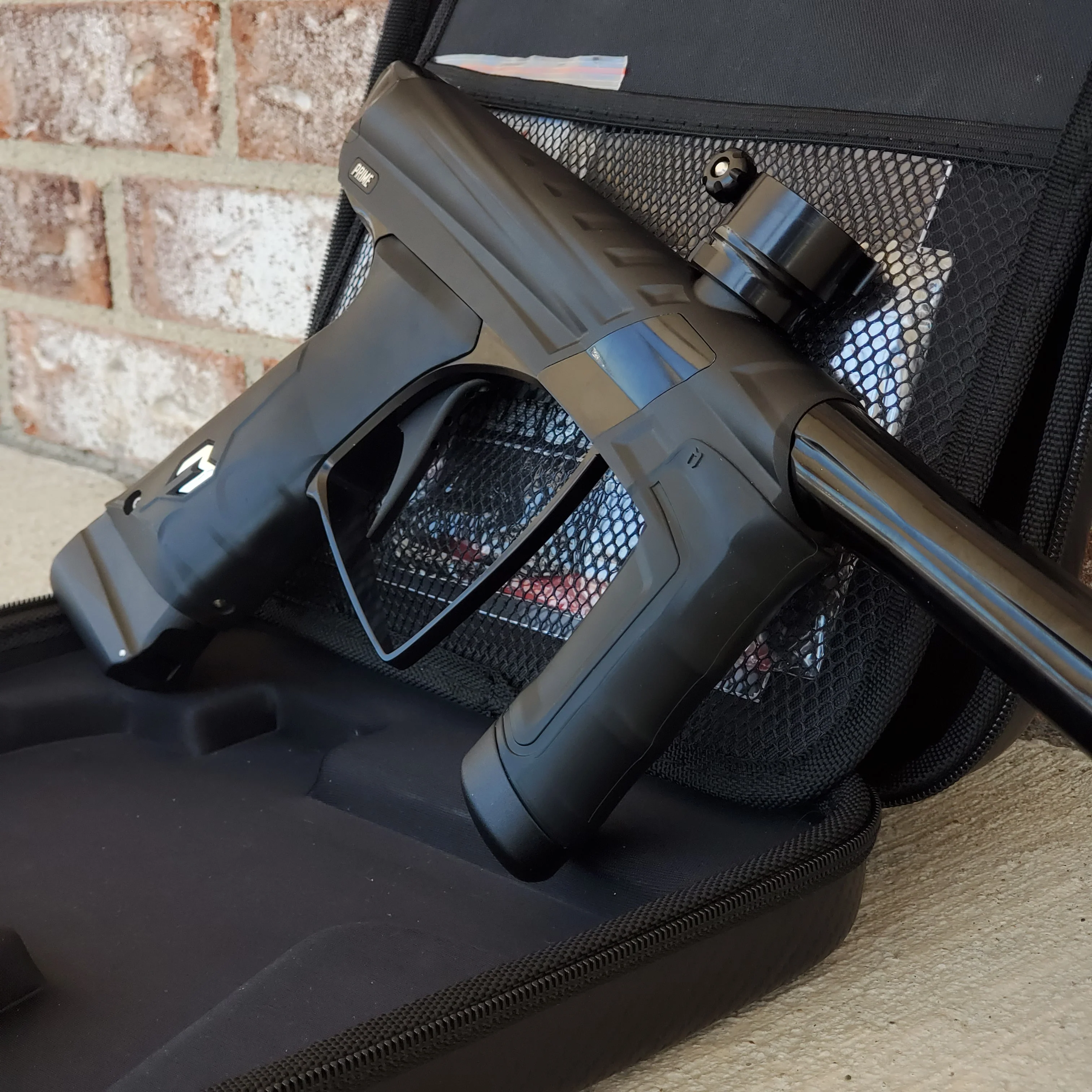 Used MacDev Prime XTS Paintball Gun - Dust Black / Gloss Black - Image 2