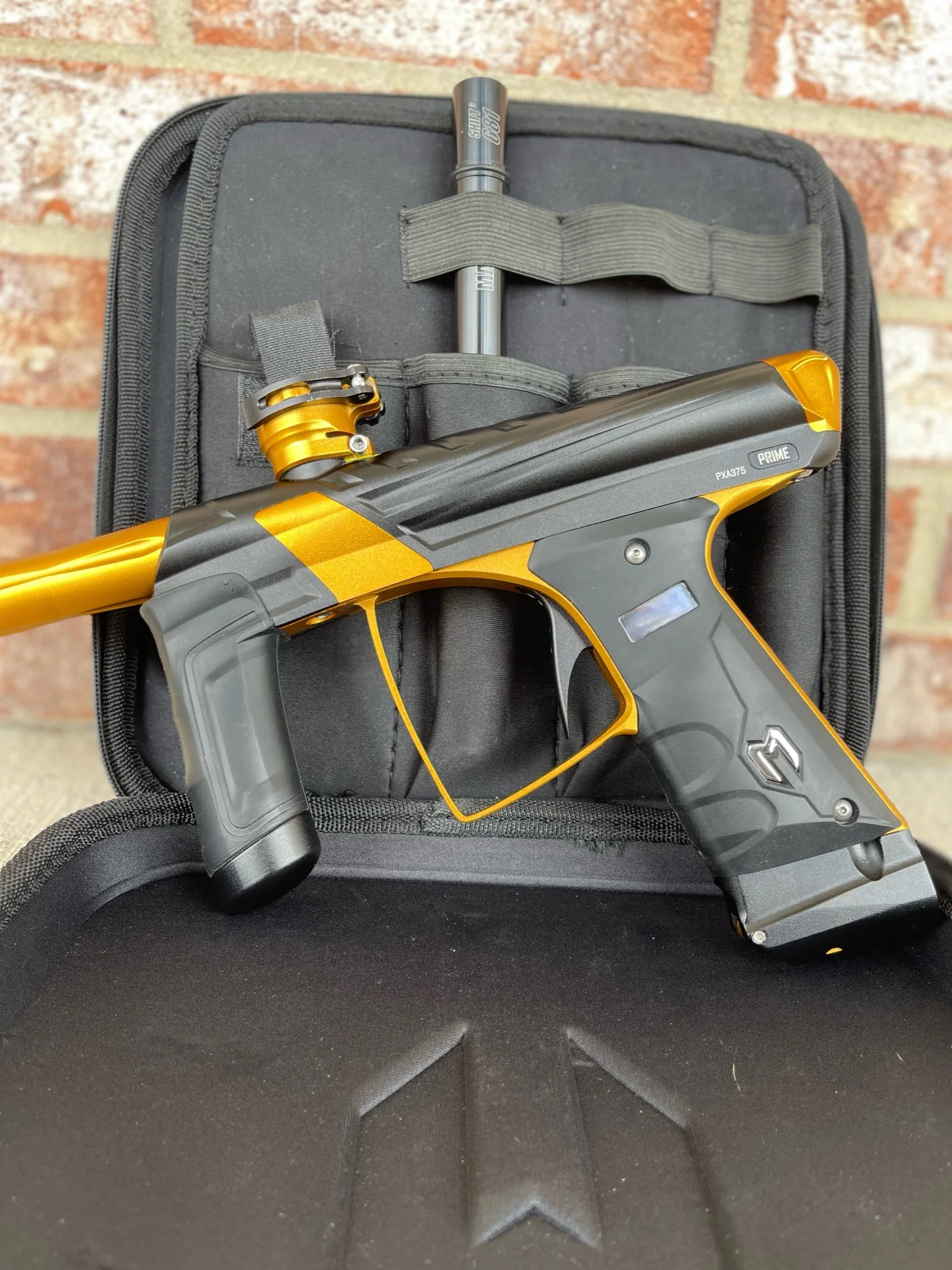 Used MacDev Prime XTS Paintball Gun - Dust Black/Gold - Image 4