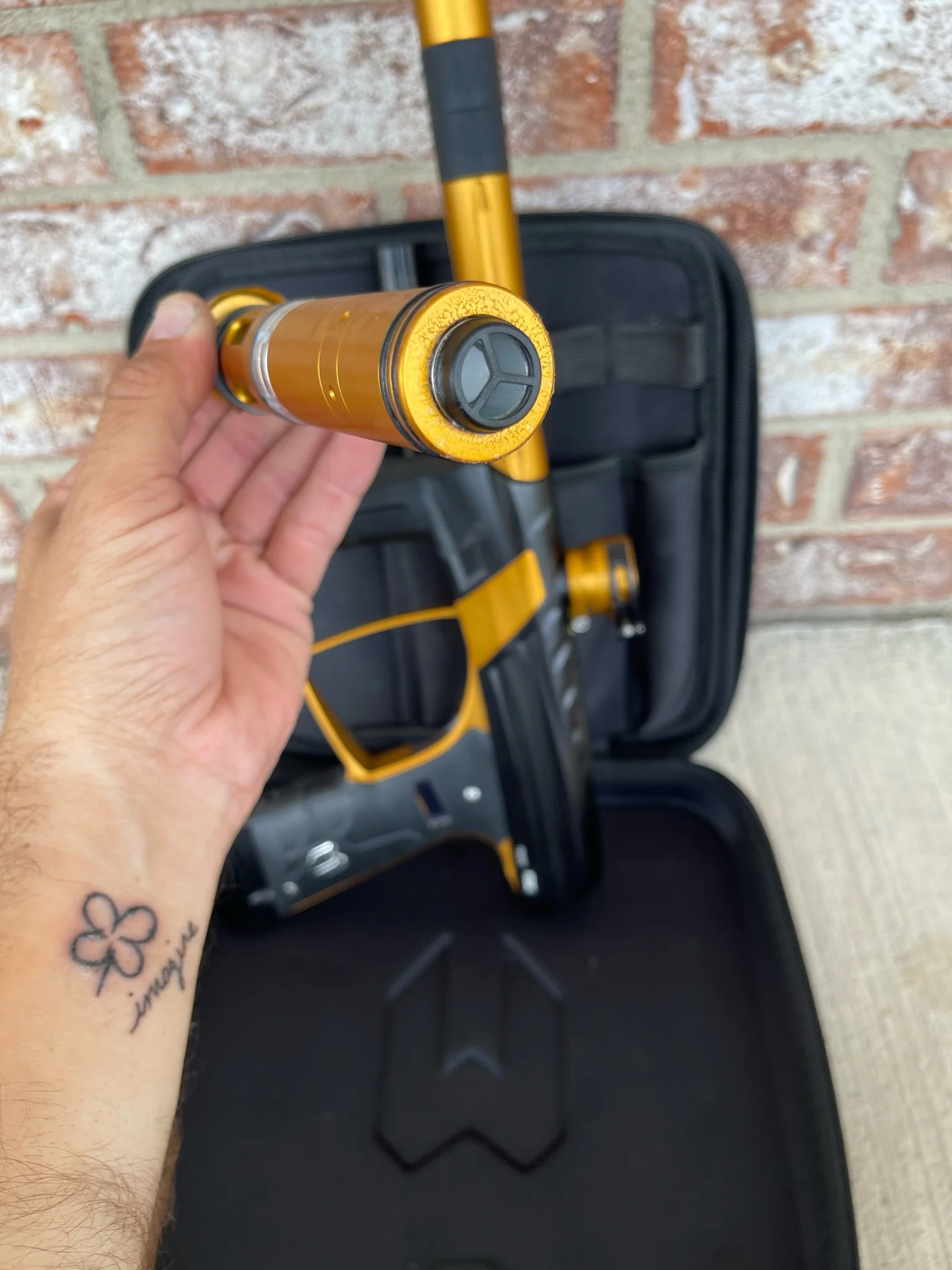 Used MacDev Prime XTS Paintball Gun - Dust Black/Gold - Image 8