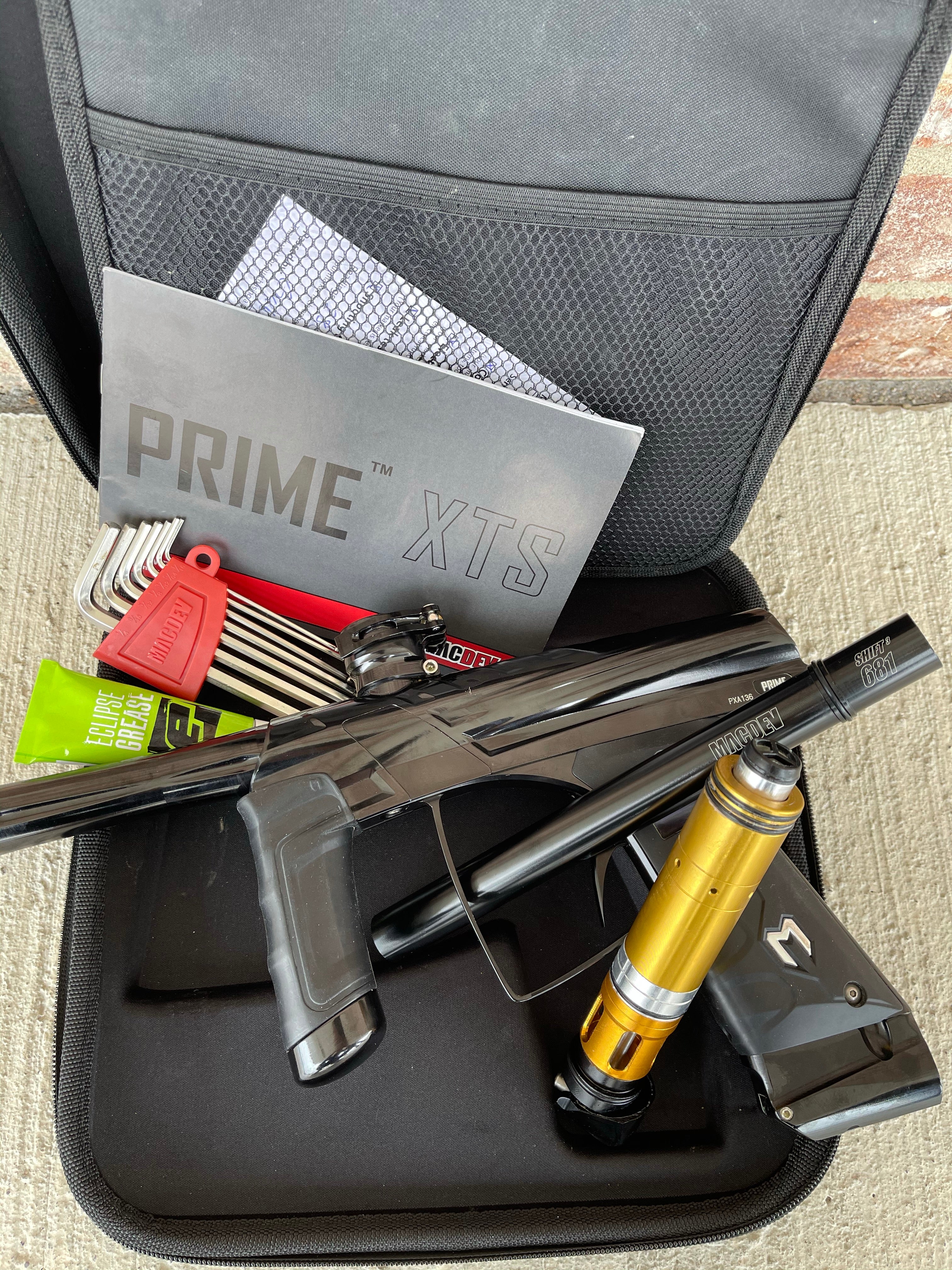 Used MacDev Prime XTS Paintball Gun - Gloss Black - Image 5