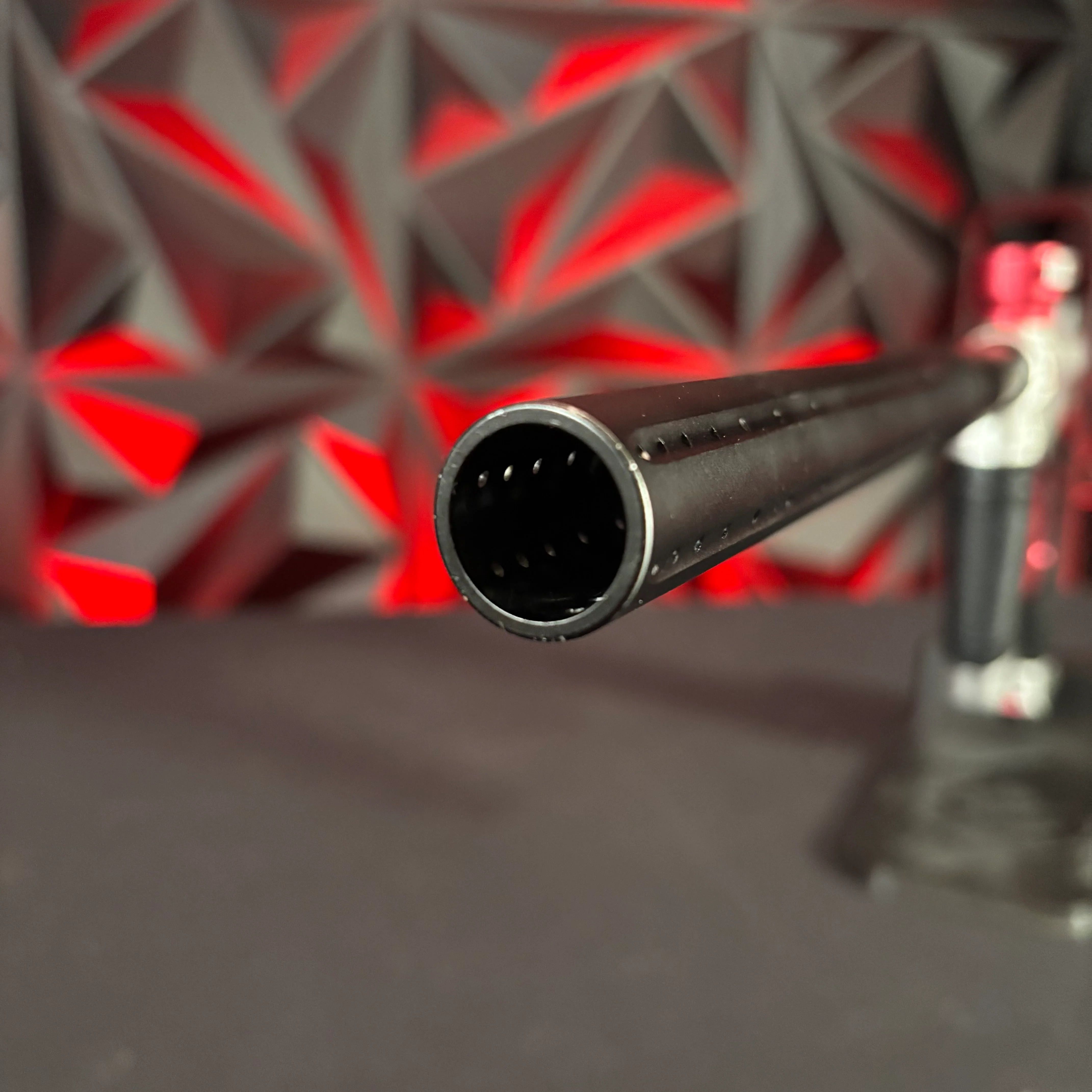 Used MacDev Prime XTS Paintball Gun - Silver/Red - Image 8