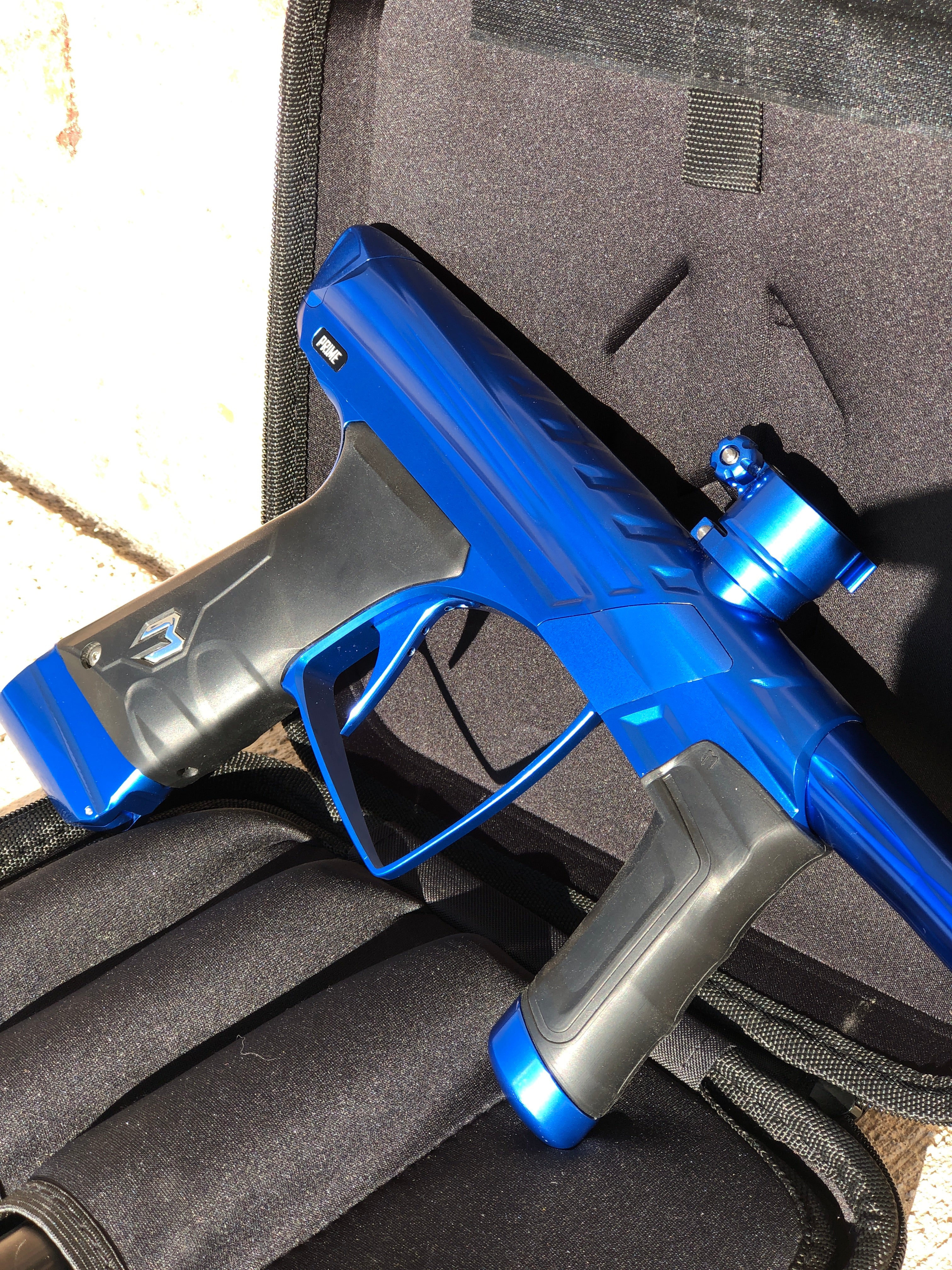 Used MacDev Prime XTS Paintball Gun - Polished Blue - Image 2