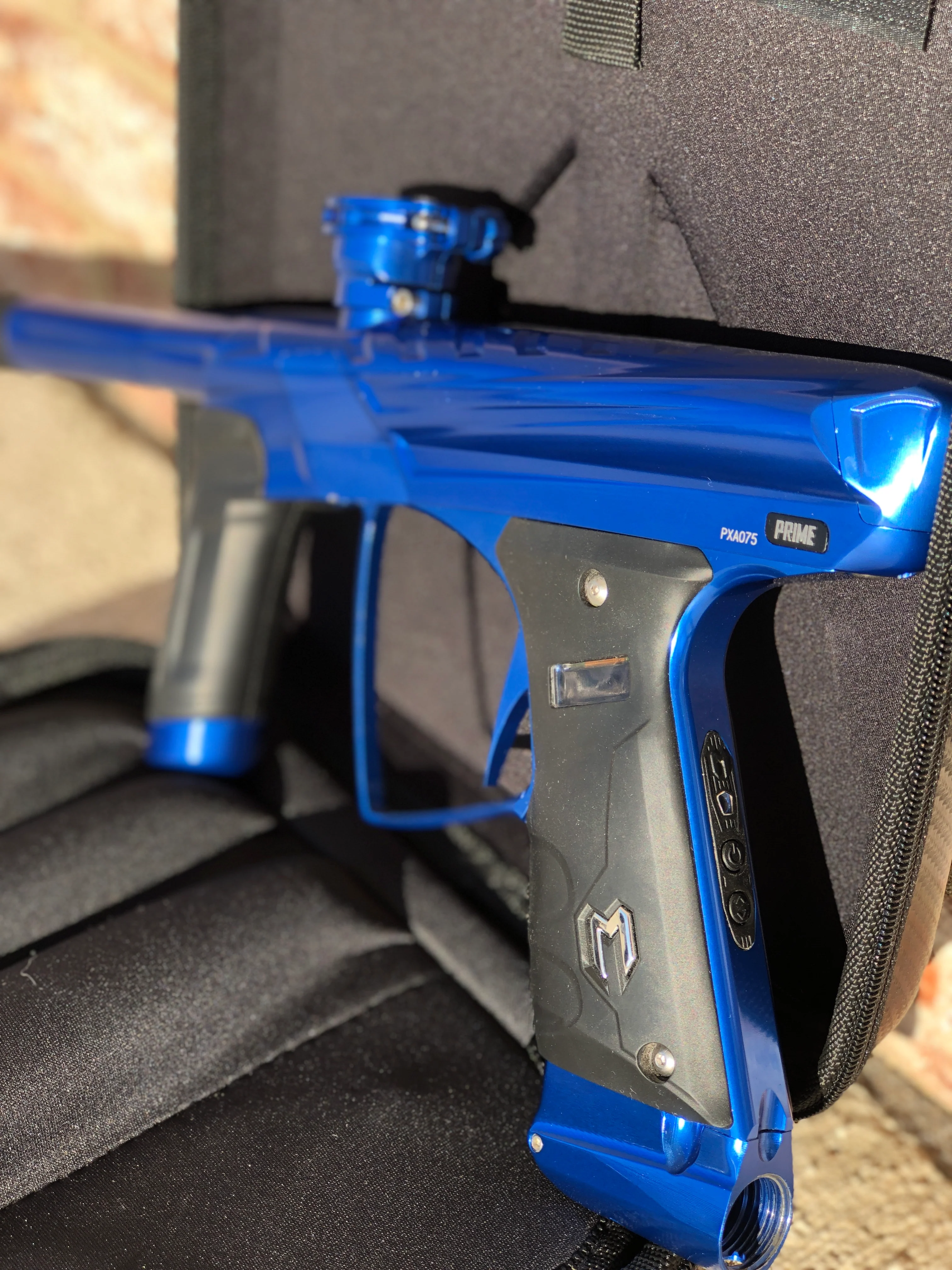 Used MacDev Prime XTS Paintball Gun - Polished Blue - Image 7