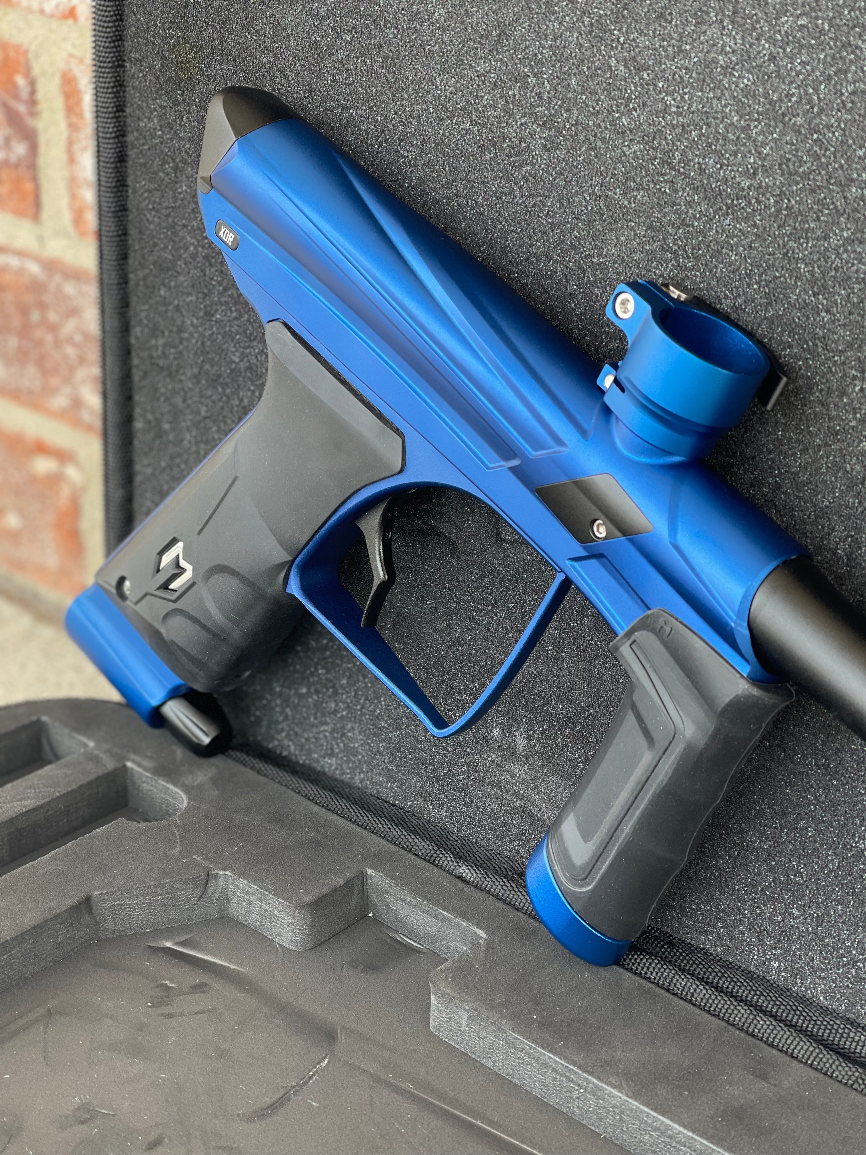 Used Macdev XDR Paintball Gun - Dust Blue with Mech Frame - Image 3