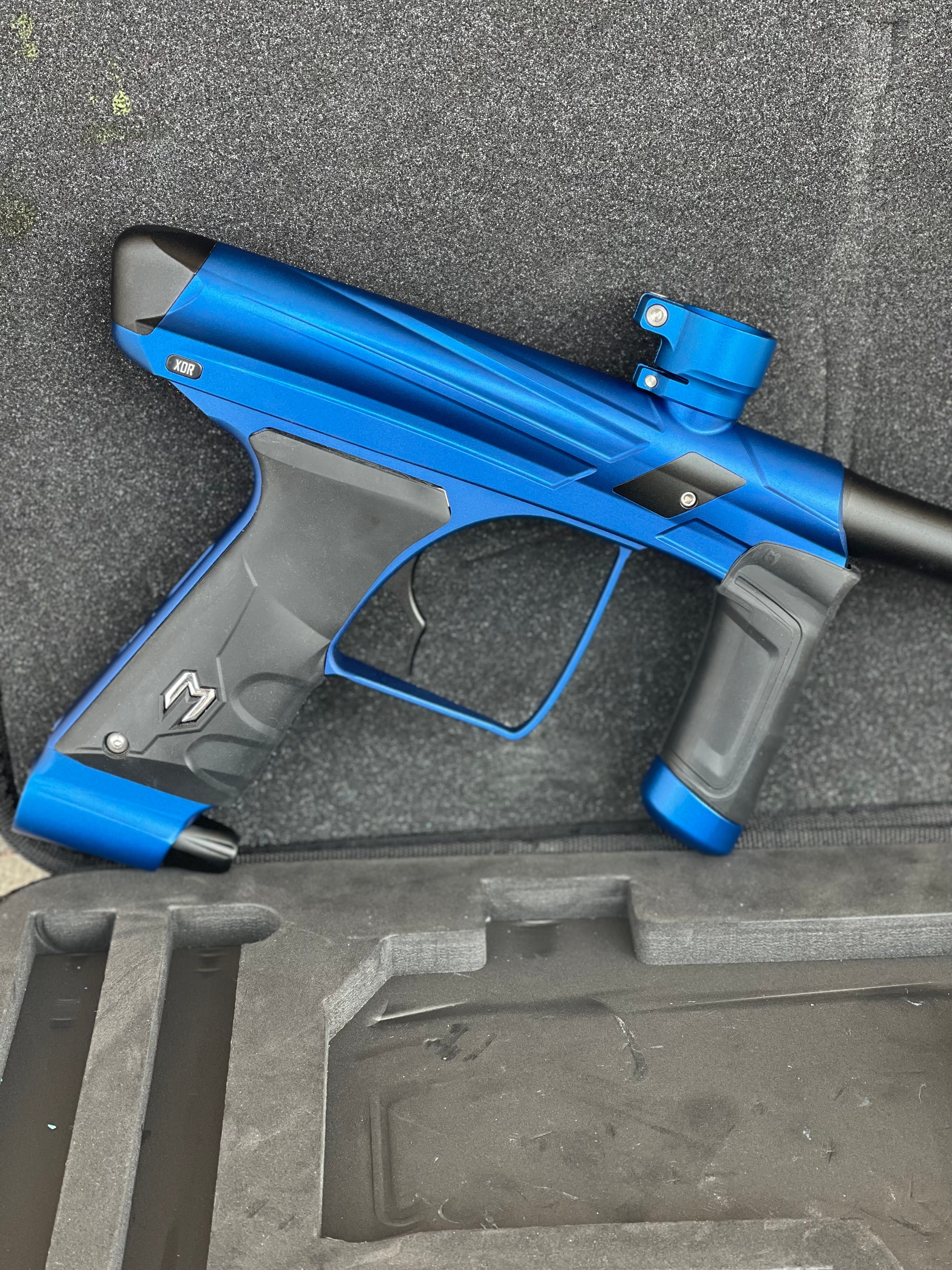Used Macdev XDR Paintball Gun - Dust Blue with Mech Frame - Image 5