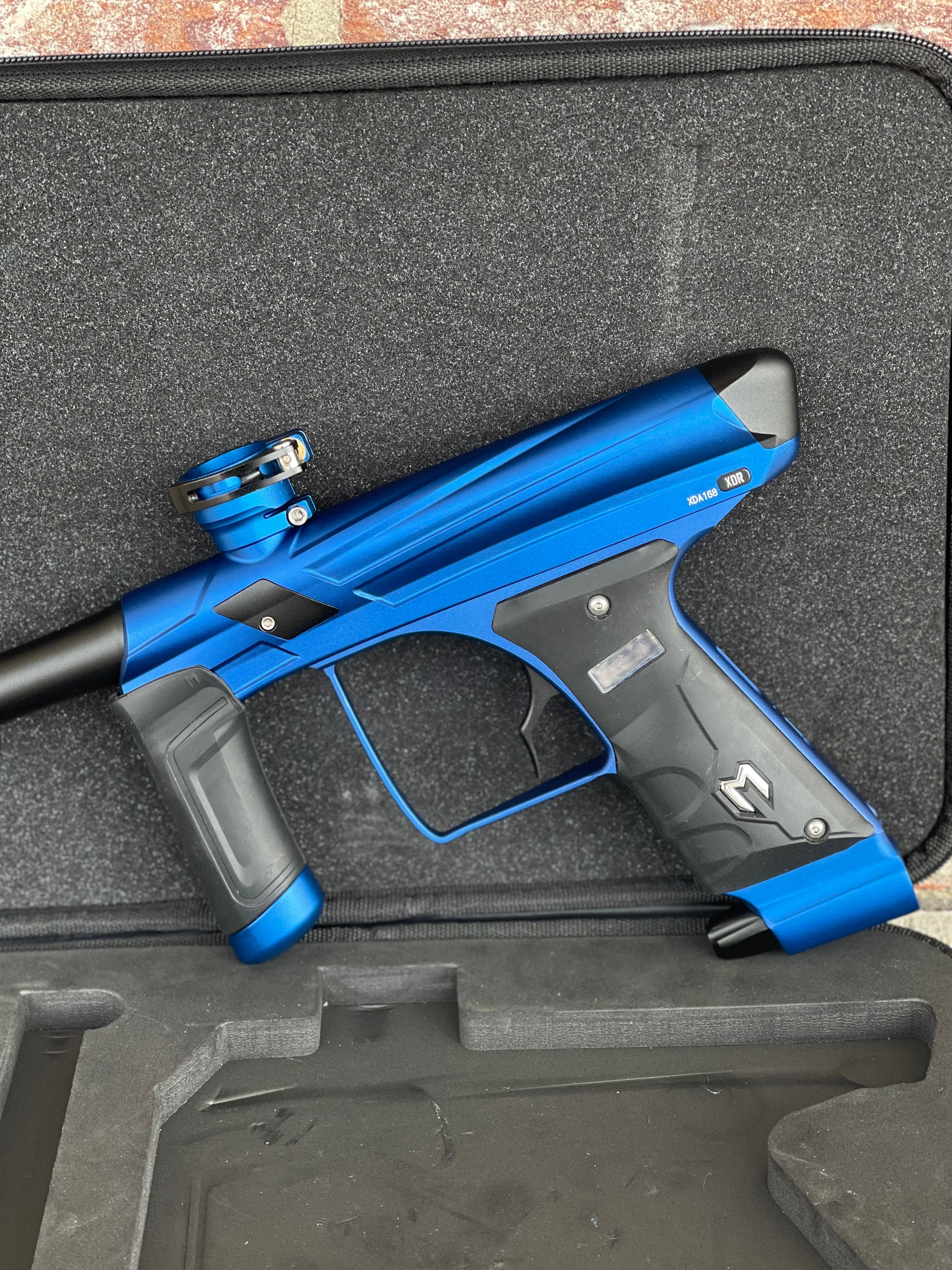 Used Macdev XDR Paintball Gun - Dust Blue with Mech Frame - Image 6