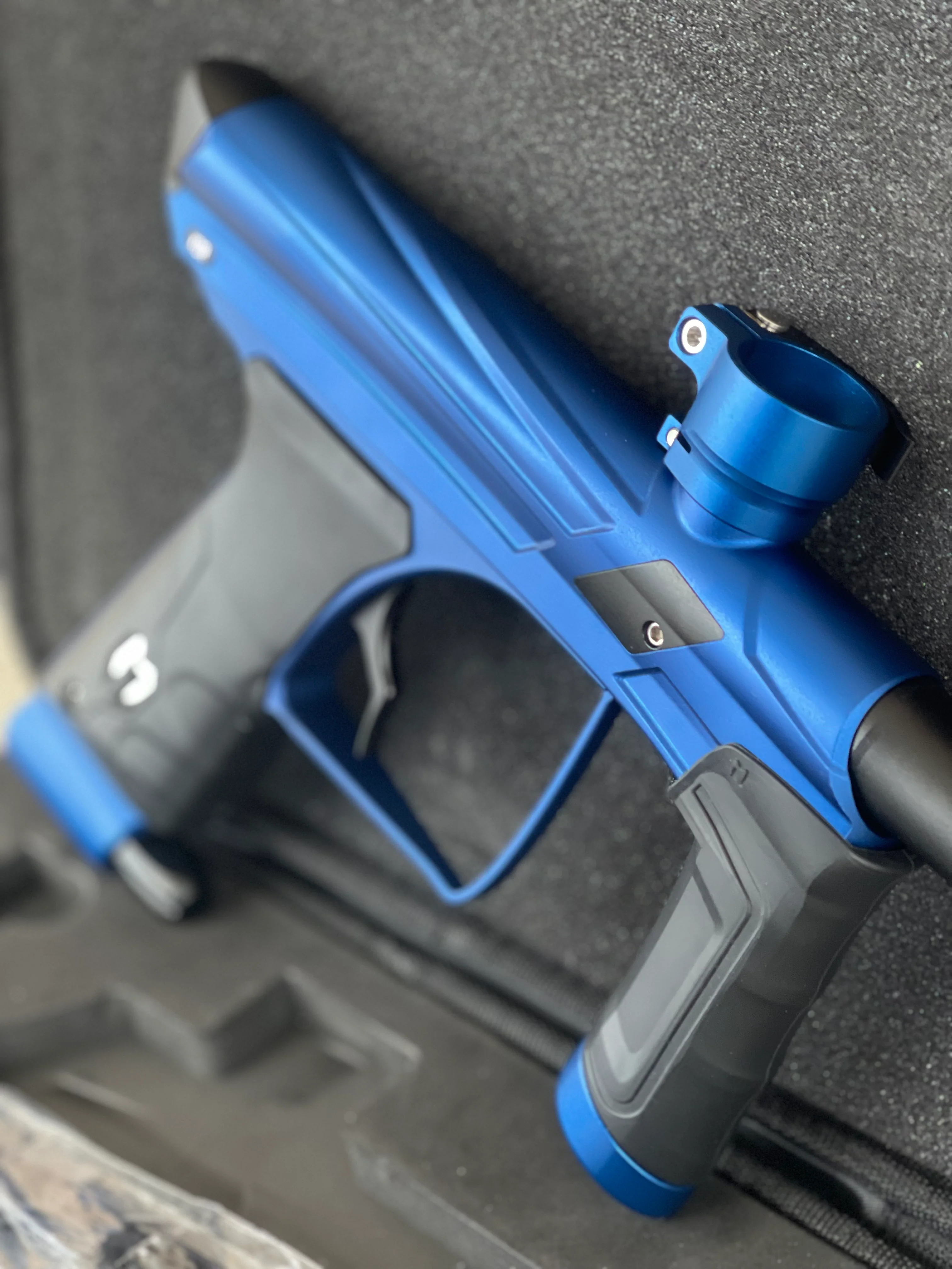 Used Macdev XDR Paintball Gun - Dust Blue with Mech Frame - Image 2