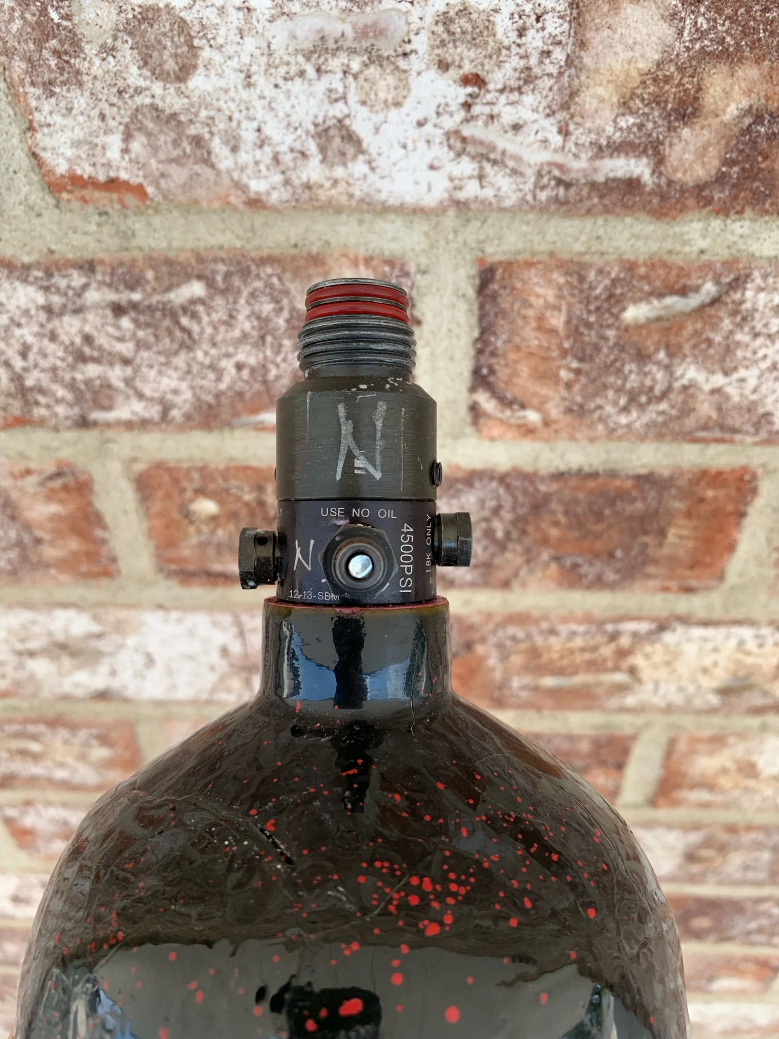 Used Ninja 48/4500 Paintball Tank w/ Adjustable Regulator - Image 3
