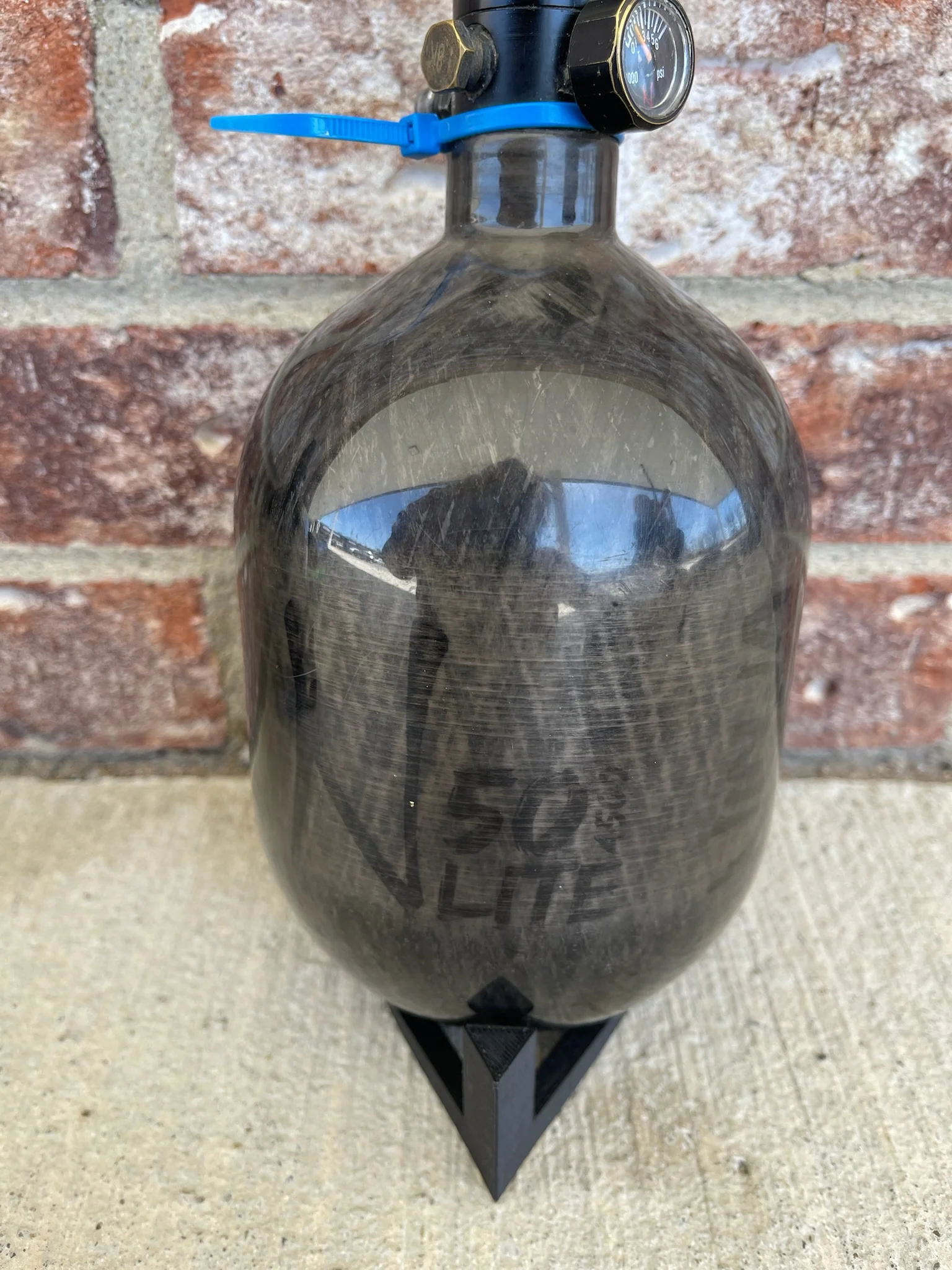 Used Ninja Lite 50/4500 Paintball Tank w/ Standard Regulator - Image 6