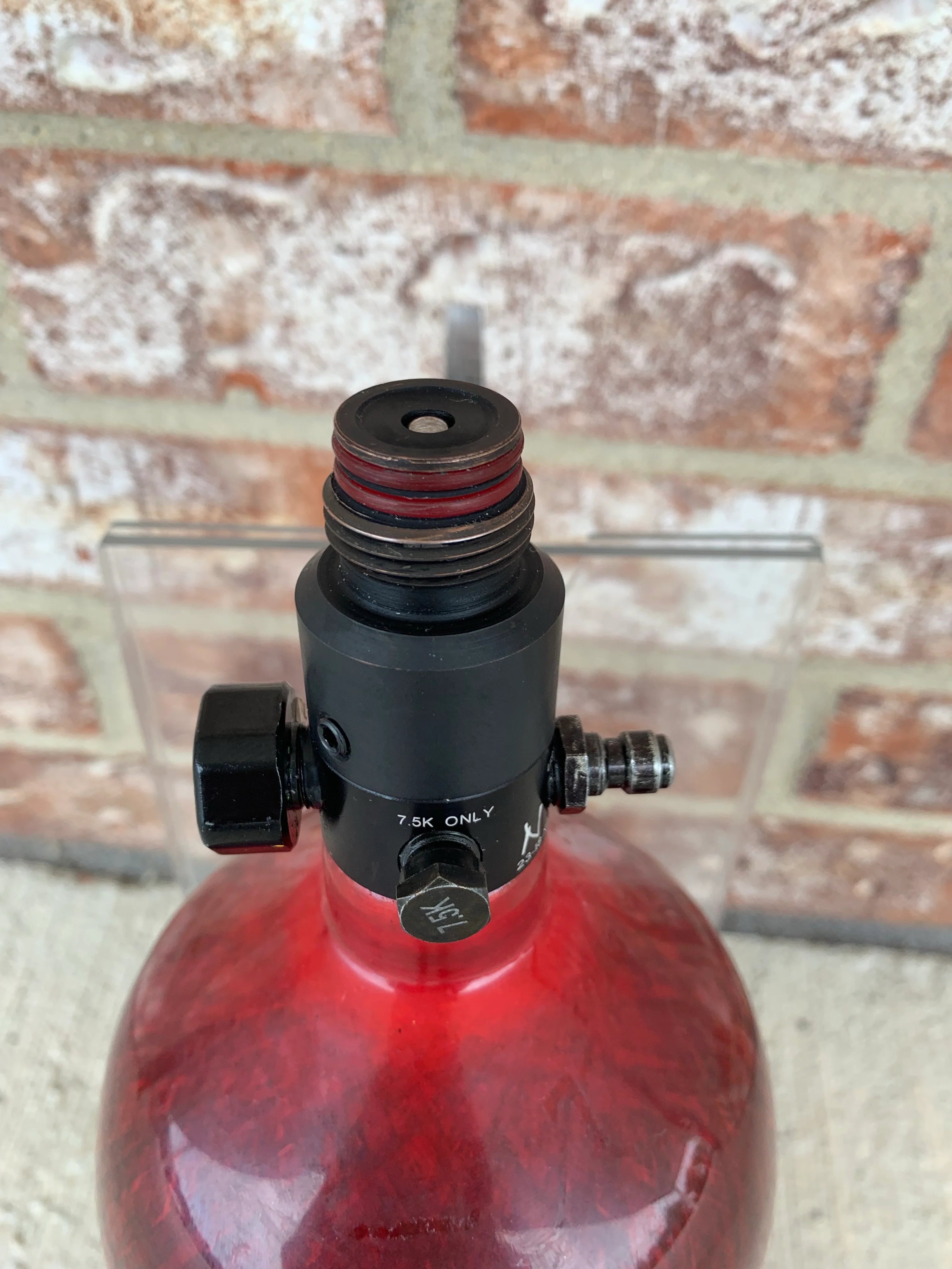Used Ninja SL 68/4500 Paintball Tank- Red - Image 5