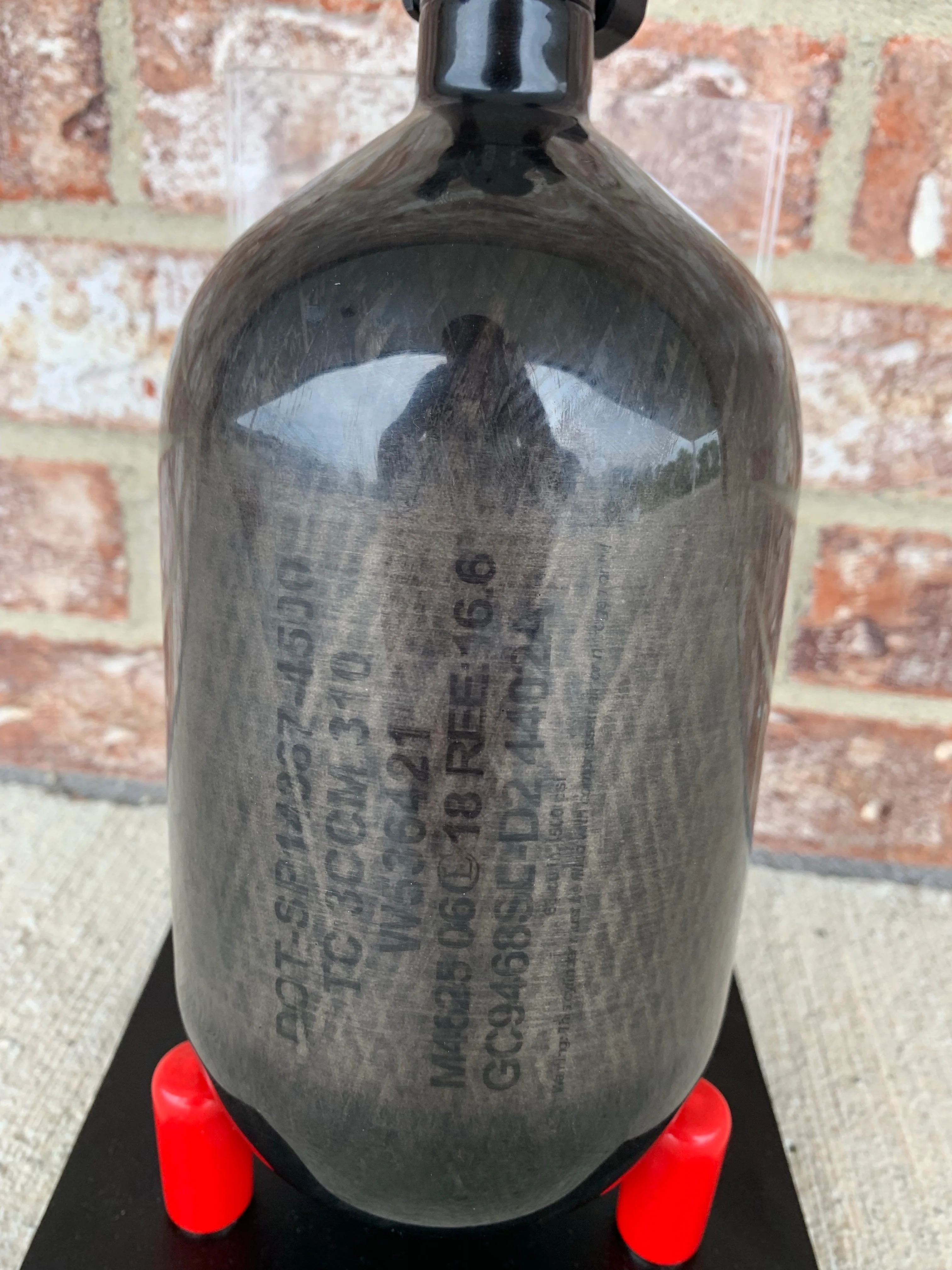 Used Ninja SL 68/4500 Paintball Tank- Smoke - Image 2