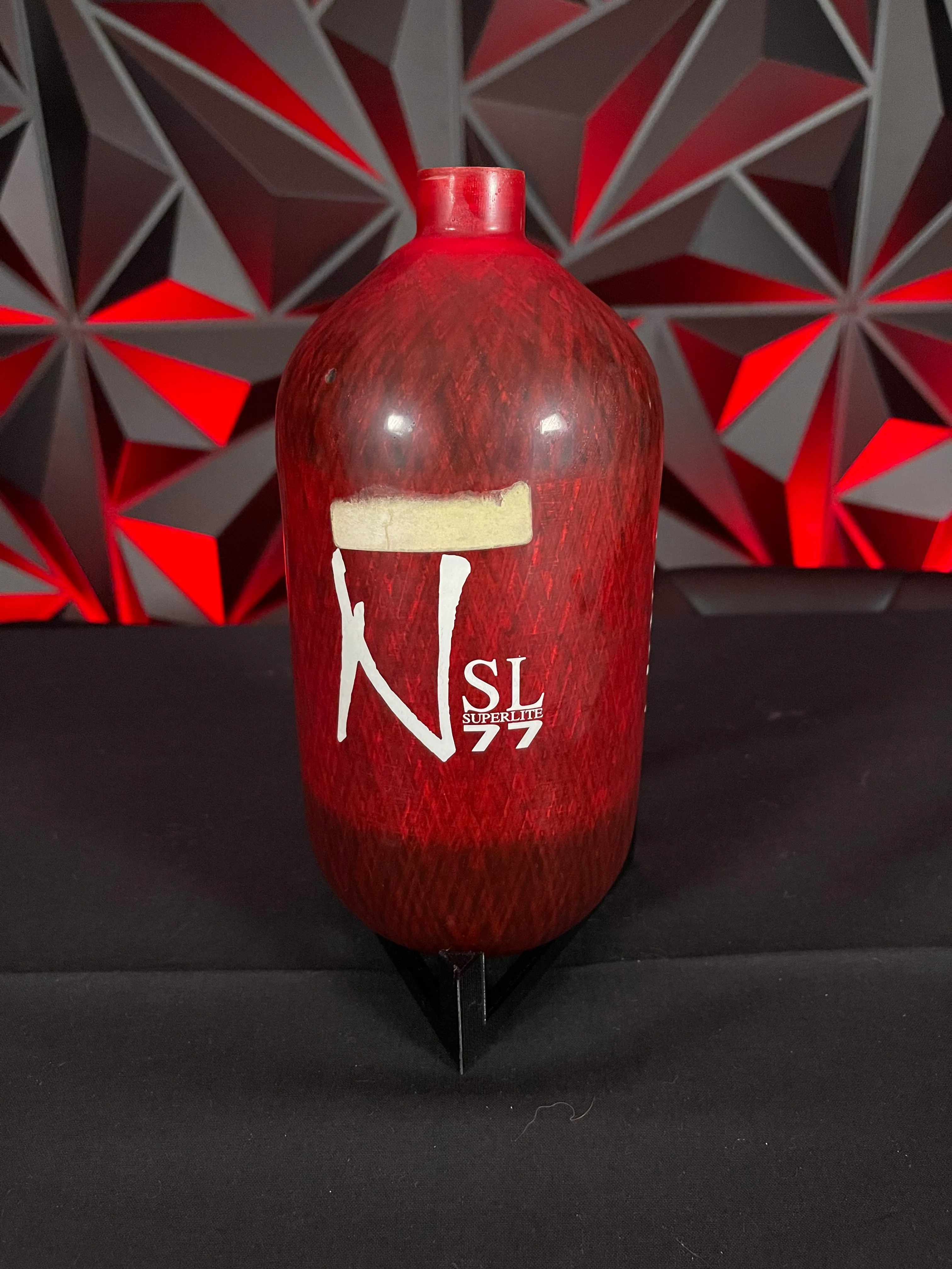 Used Ninja SL 77/4500 Paintball Tank - Red *Bottle Only* - Image 3