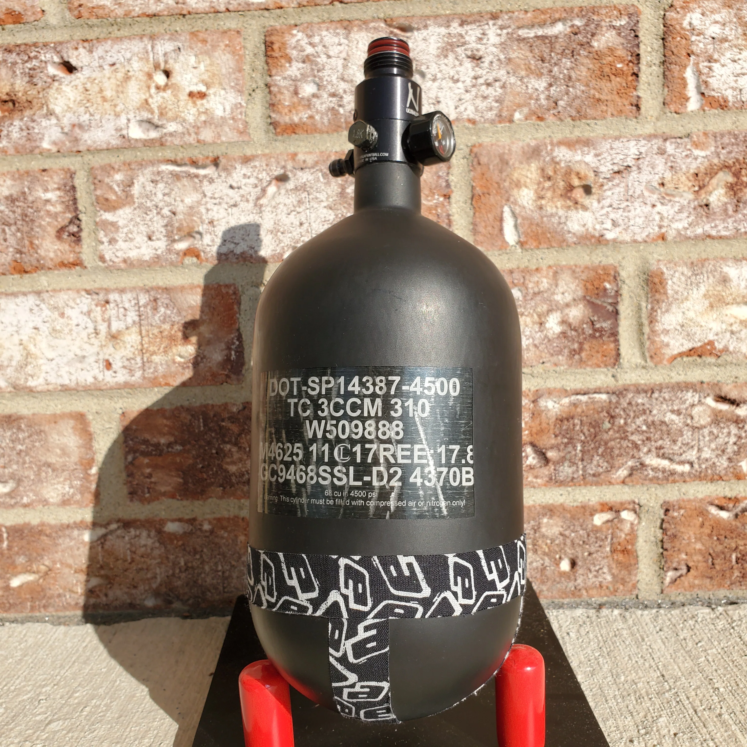 Used Ninja SL2 68/4500 Paintball Tank - Ceracote - Image 2