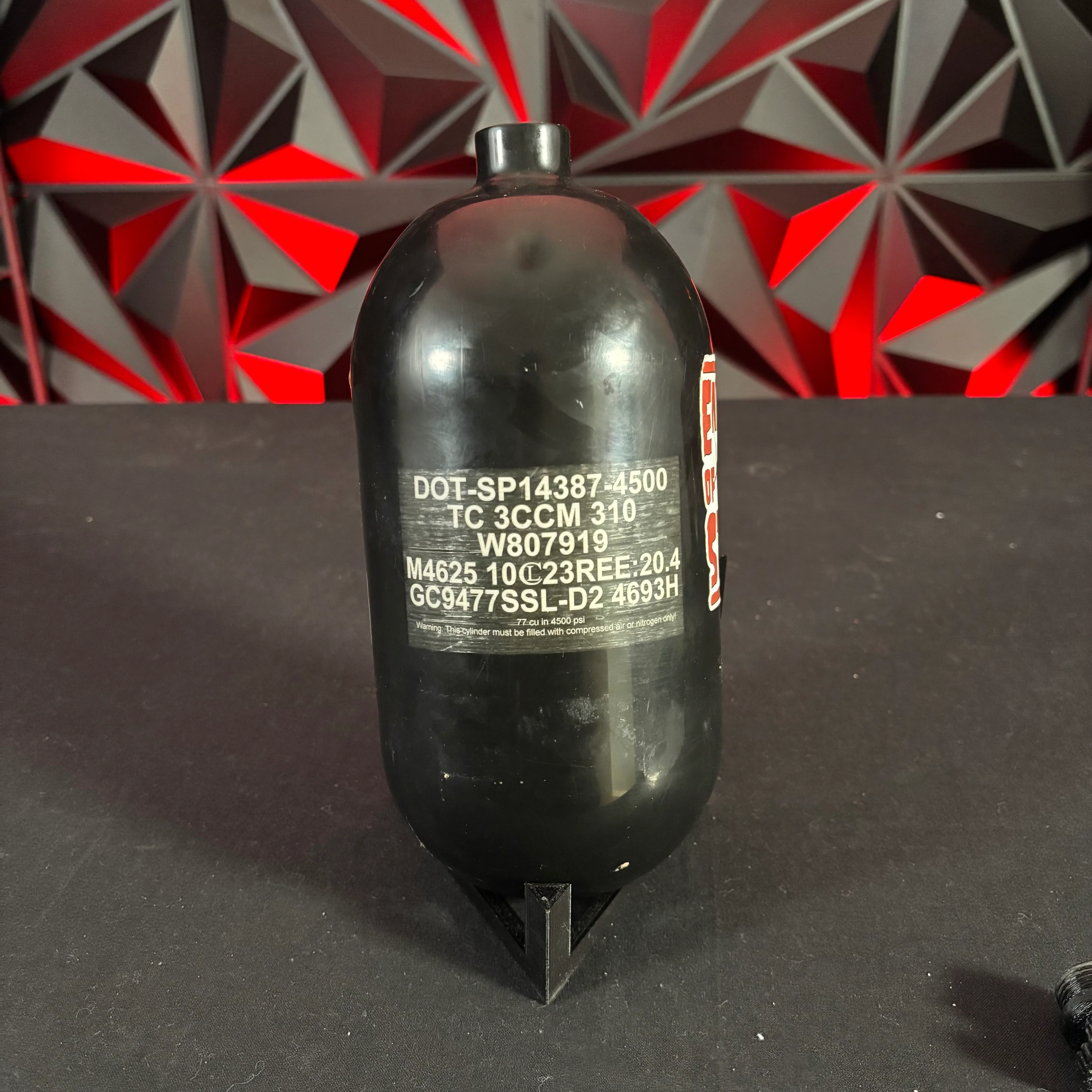 Used Ninja SL2 77/4500 Paintball Tank  **Bottle Only** - Image 2