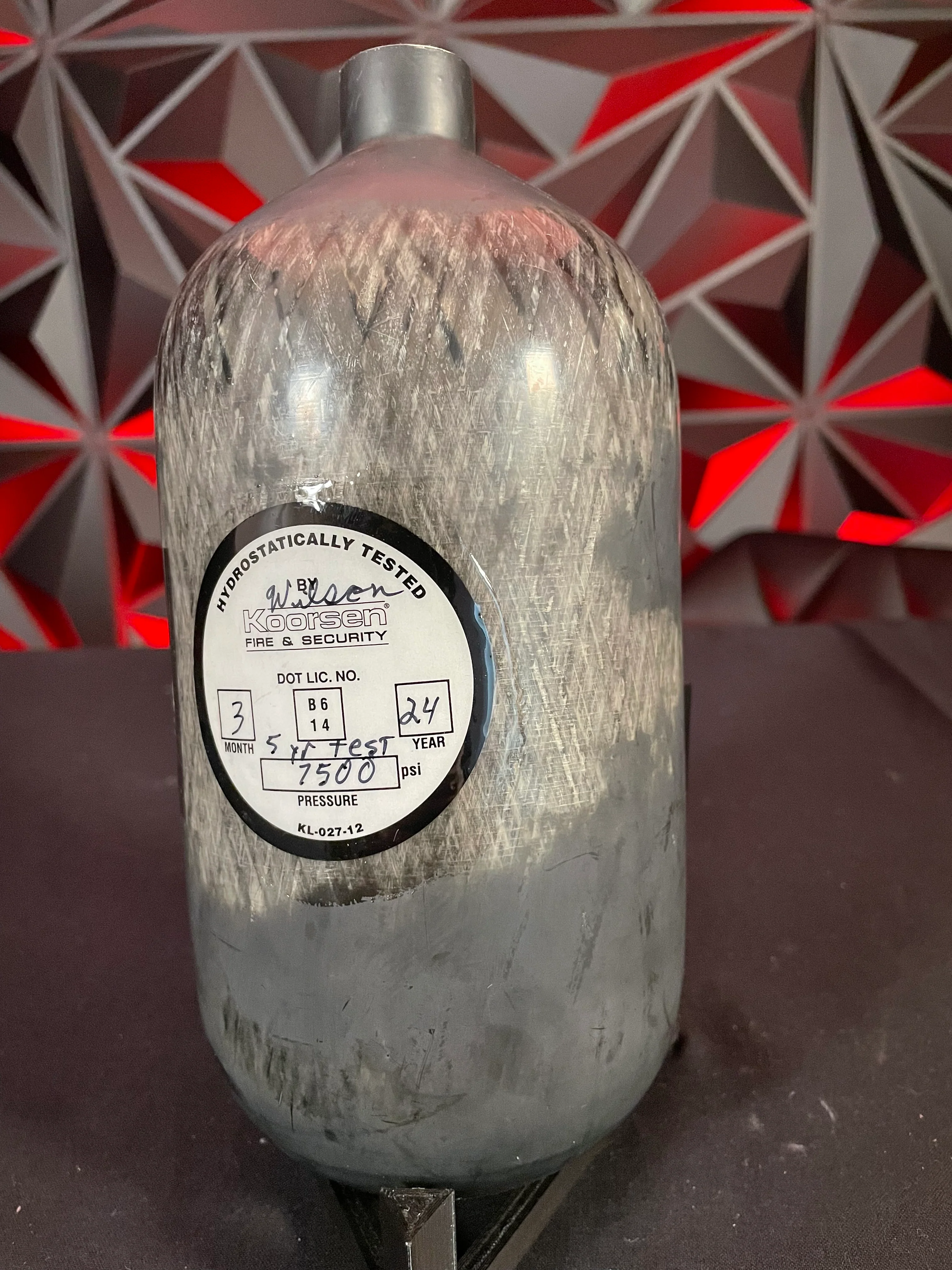 Used Ninja SL2 77/4500 Paintball Tank - Matte **Bottle Only** - Image 2