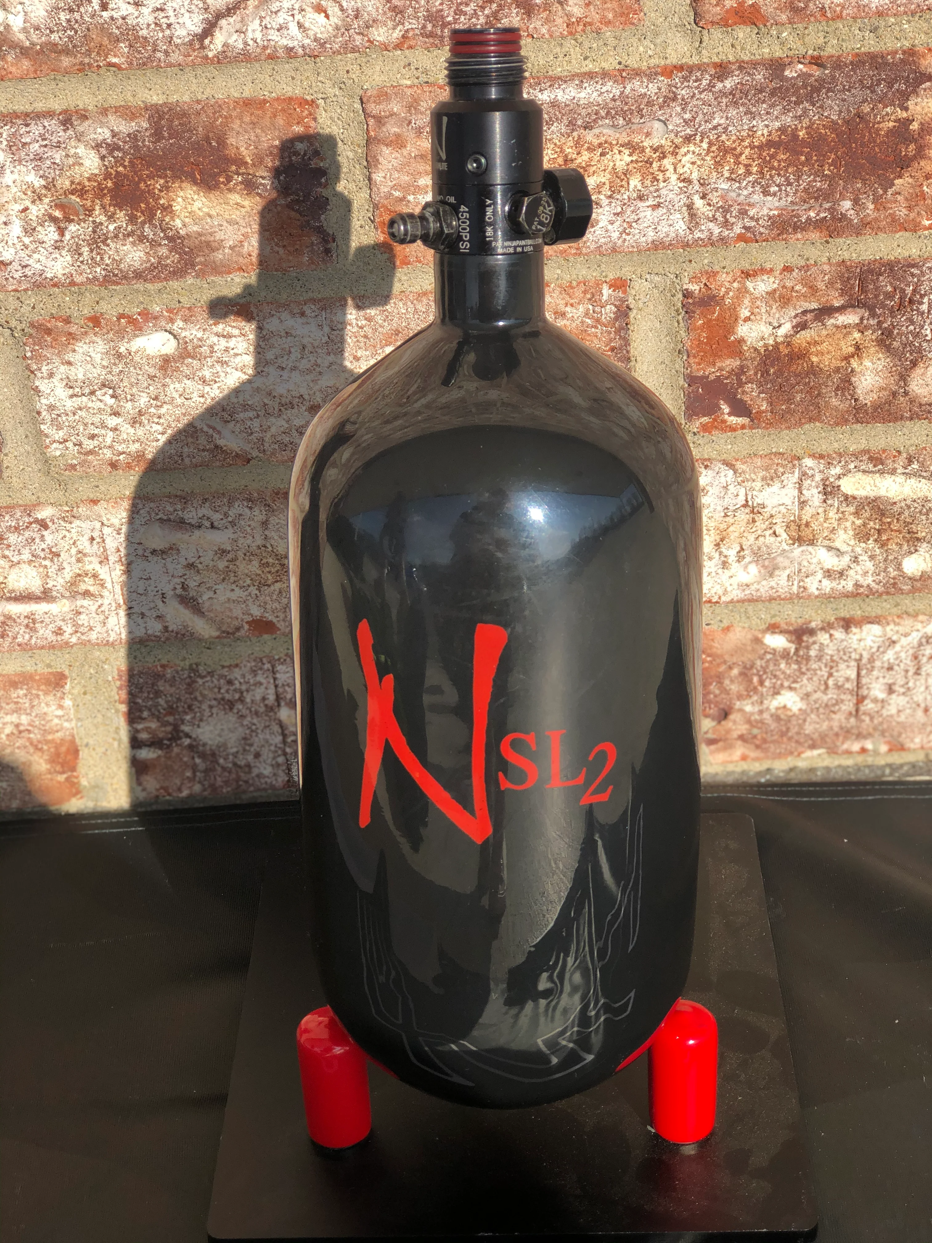 Used Ninja SL2 77/4500 Tank - Black/Red w/ Standard Reg - Image 2
