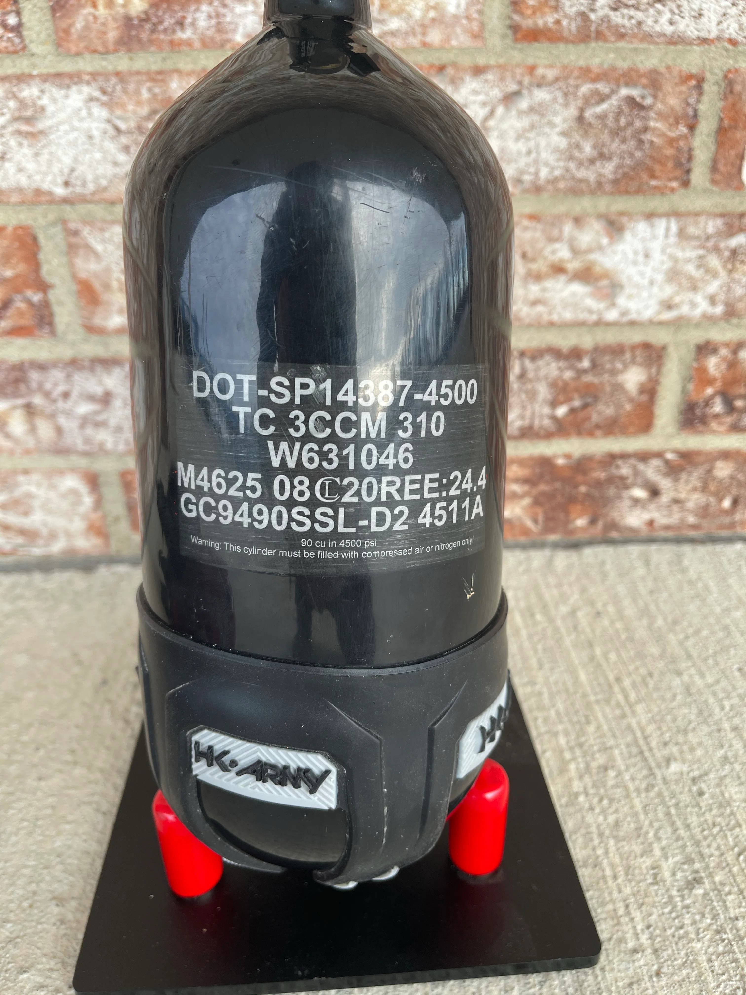 Used Ninja SL2 90/4500 Paintball Tank - Image 2