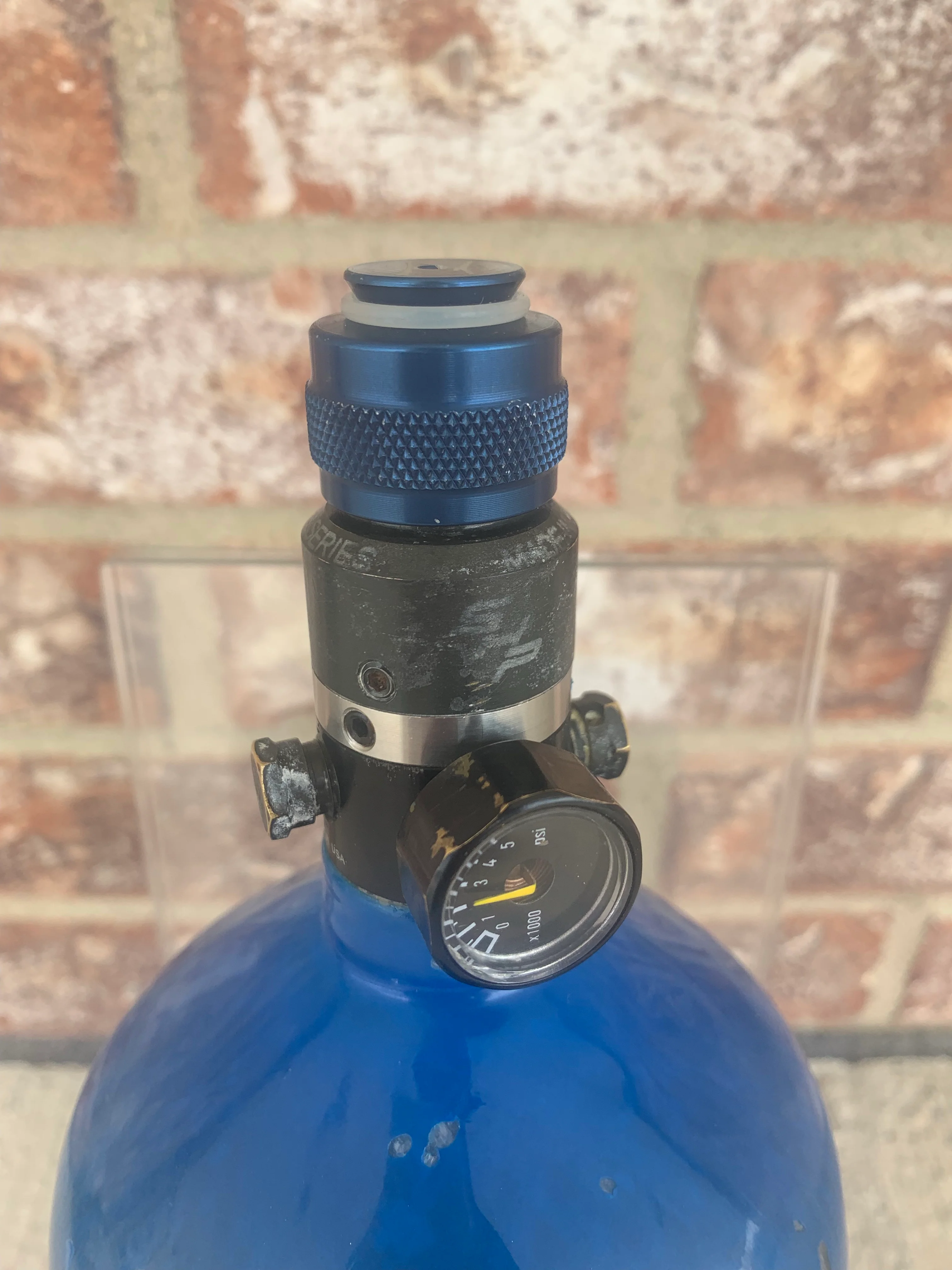 Used Ninja SL 68/4500 Paintball Tank- Blue - Image 2