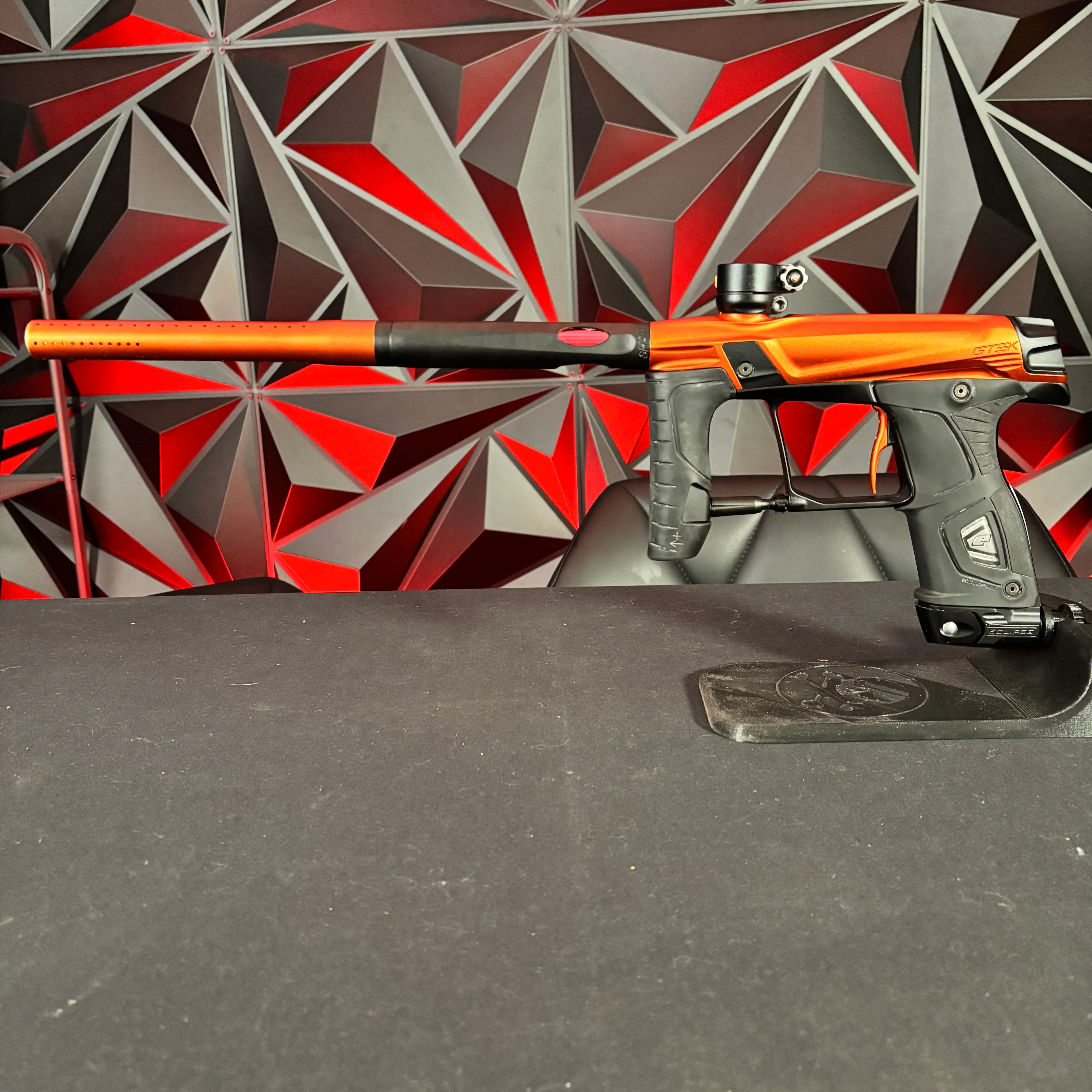 Used Planet Eclipse Gtek 160R Paintball Gun - Orange/Black - Image 7