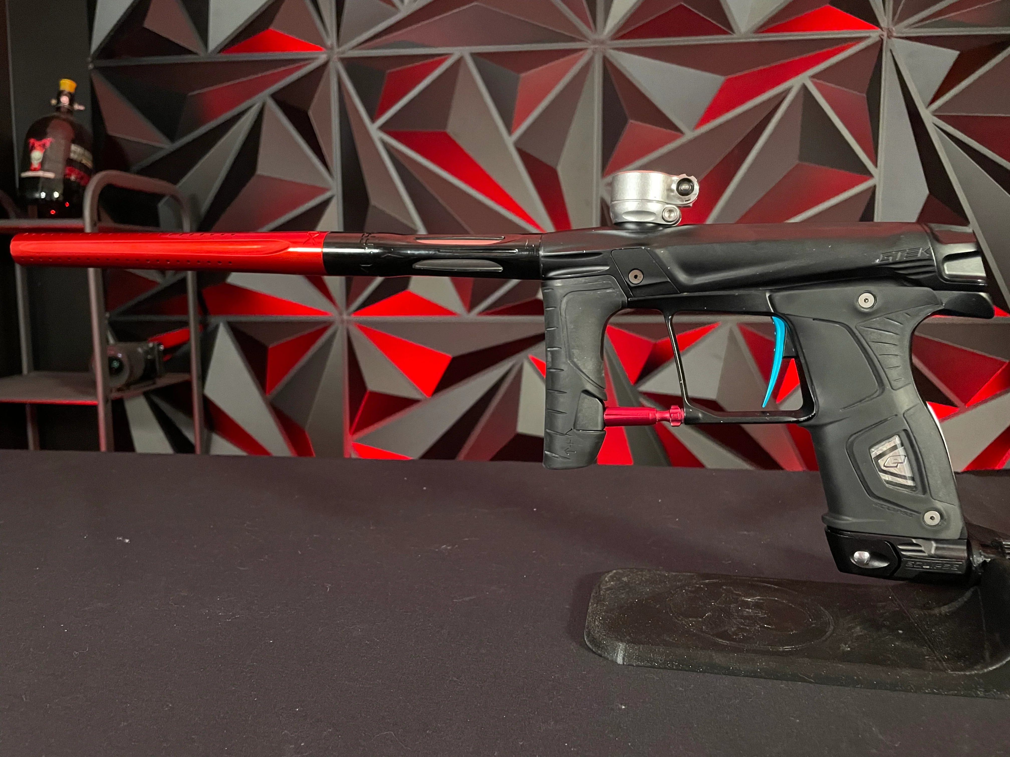Used Planet Eclipse Gtek 160R Paintball Marker - Black w/ Freak XL Barrel & POPs ASA - Image 6