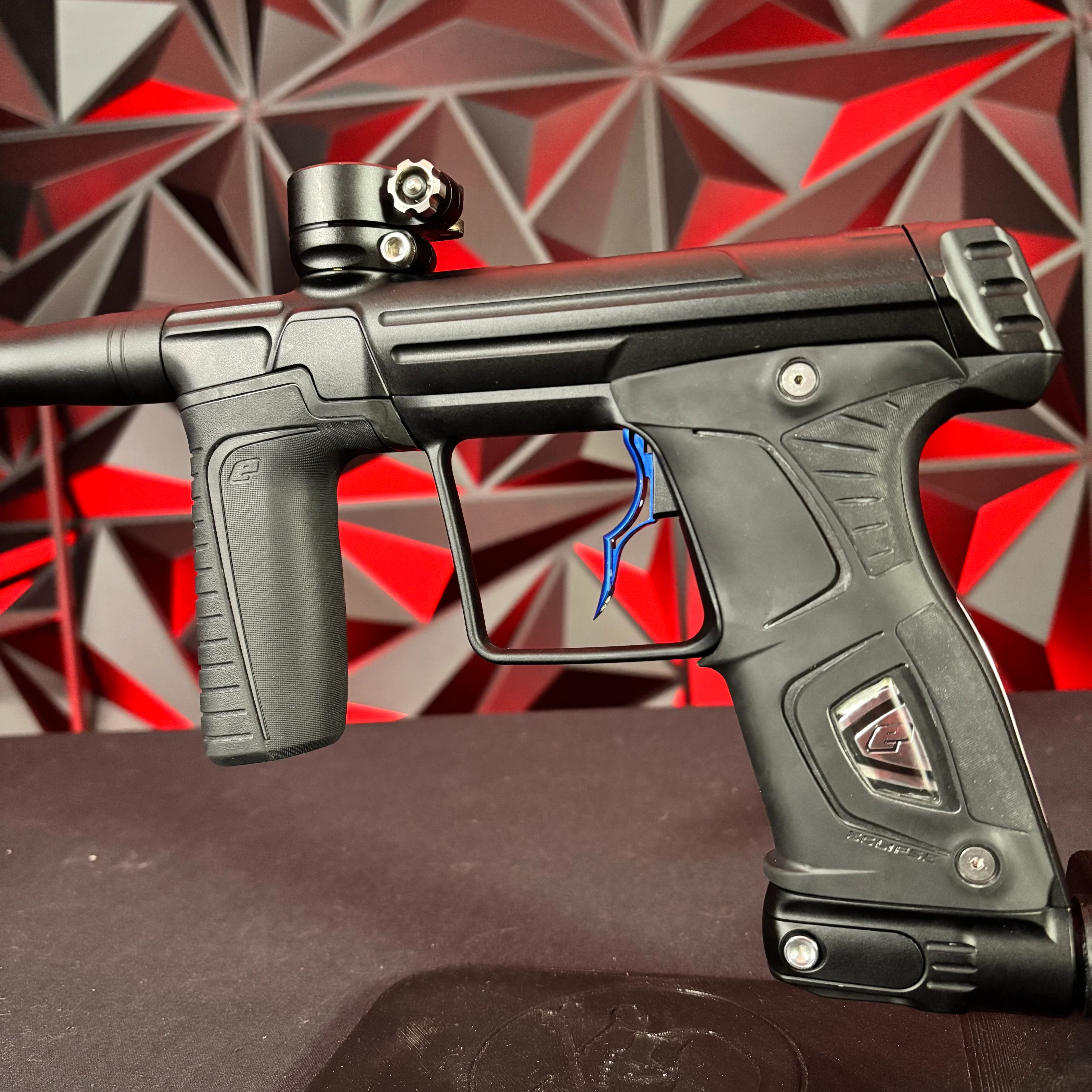 Used Planet Eclipse 170R Paintball Gun - Black w/ Infamous Deuce Trigger - Image 3