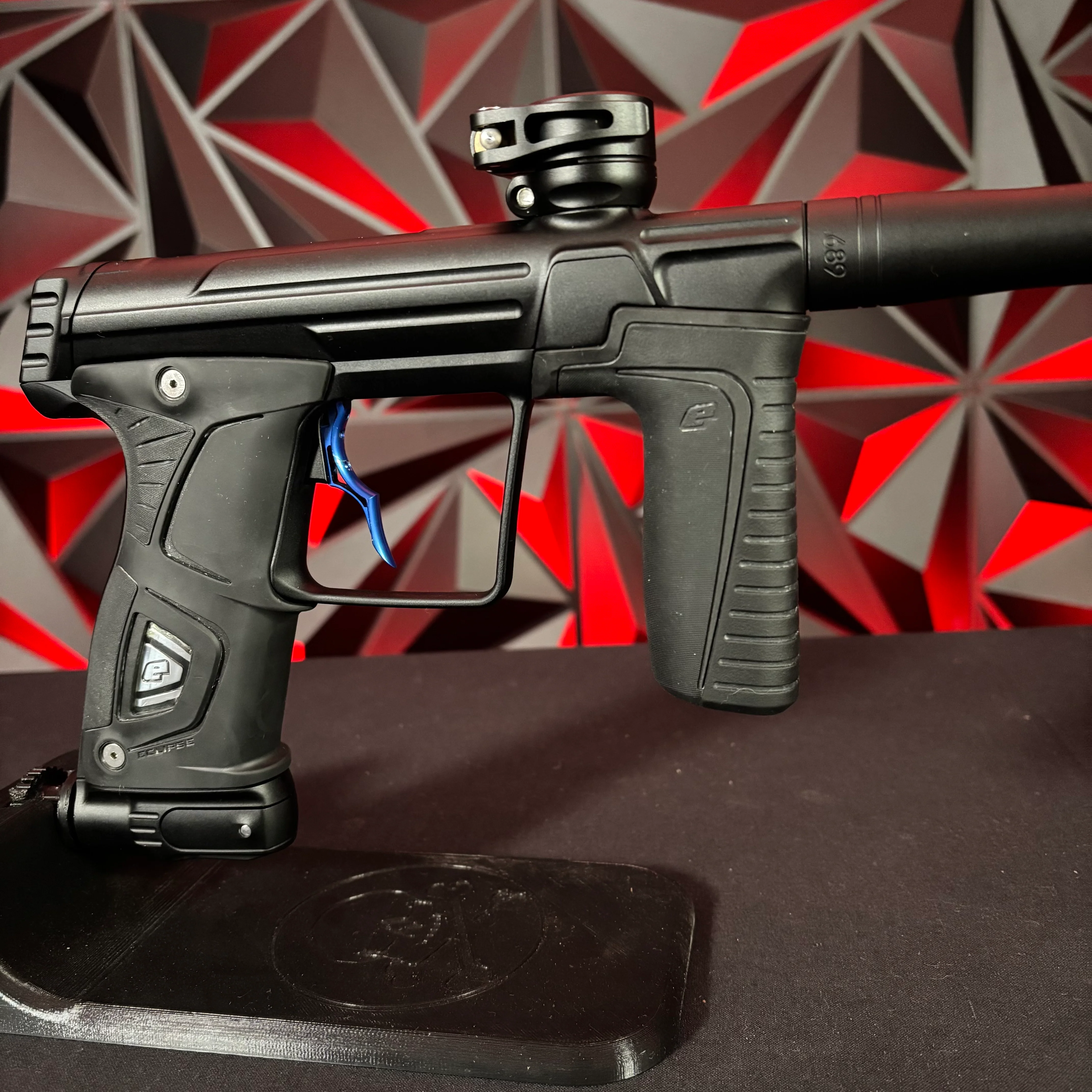 Used Planet Eclipse 170R Paintball Gun - Black w/ Infamous Deuce Trigger - Image 4