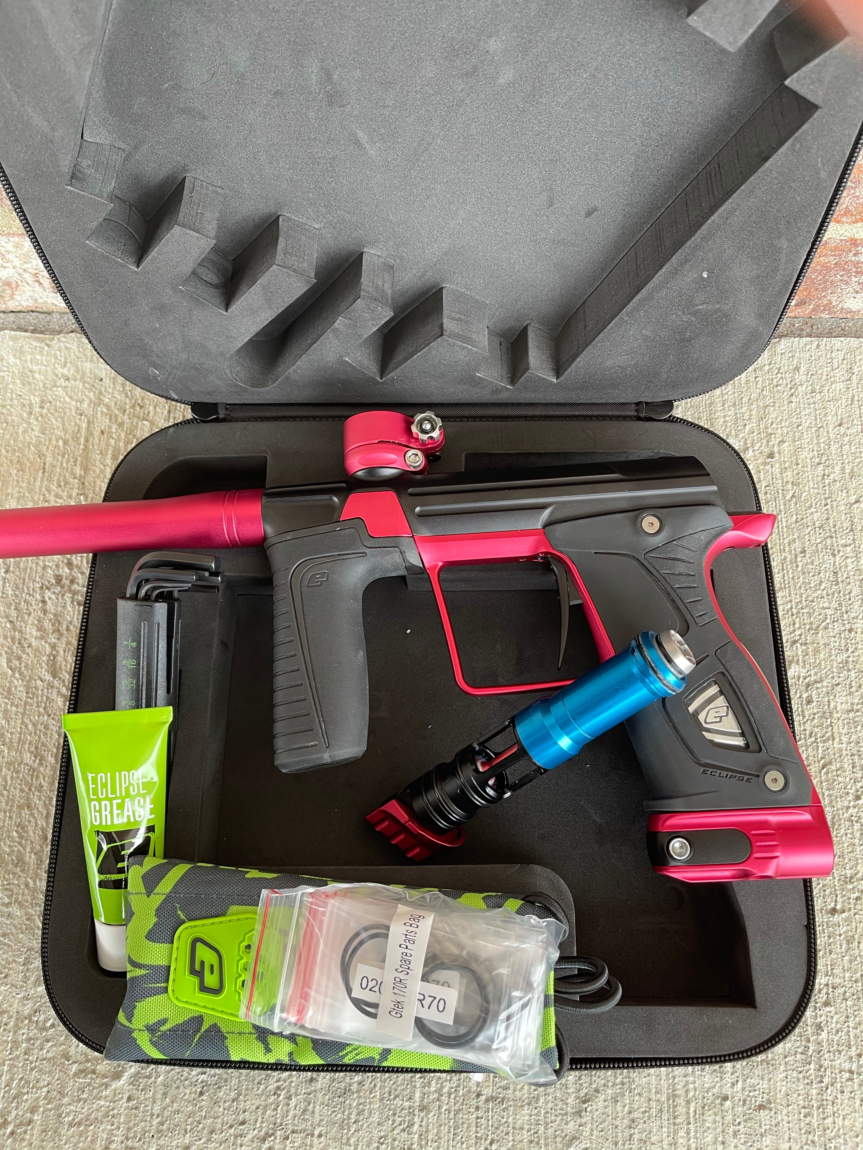 Used Planet Eclipse 170R Paintball Gun - Black / Red - Image 5