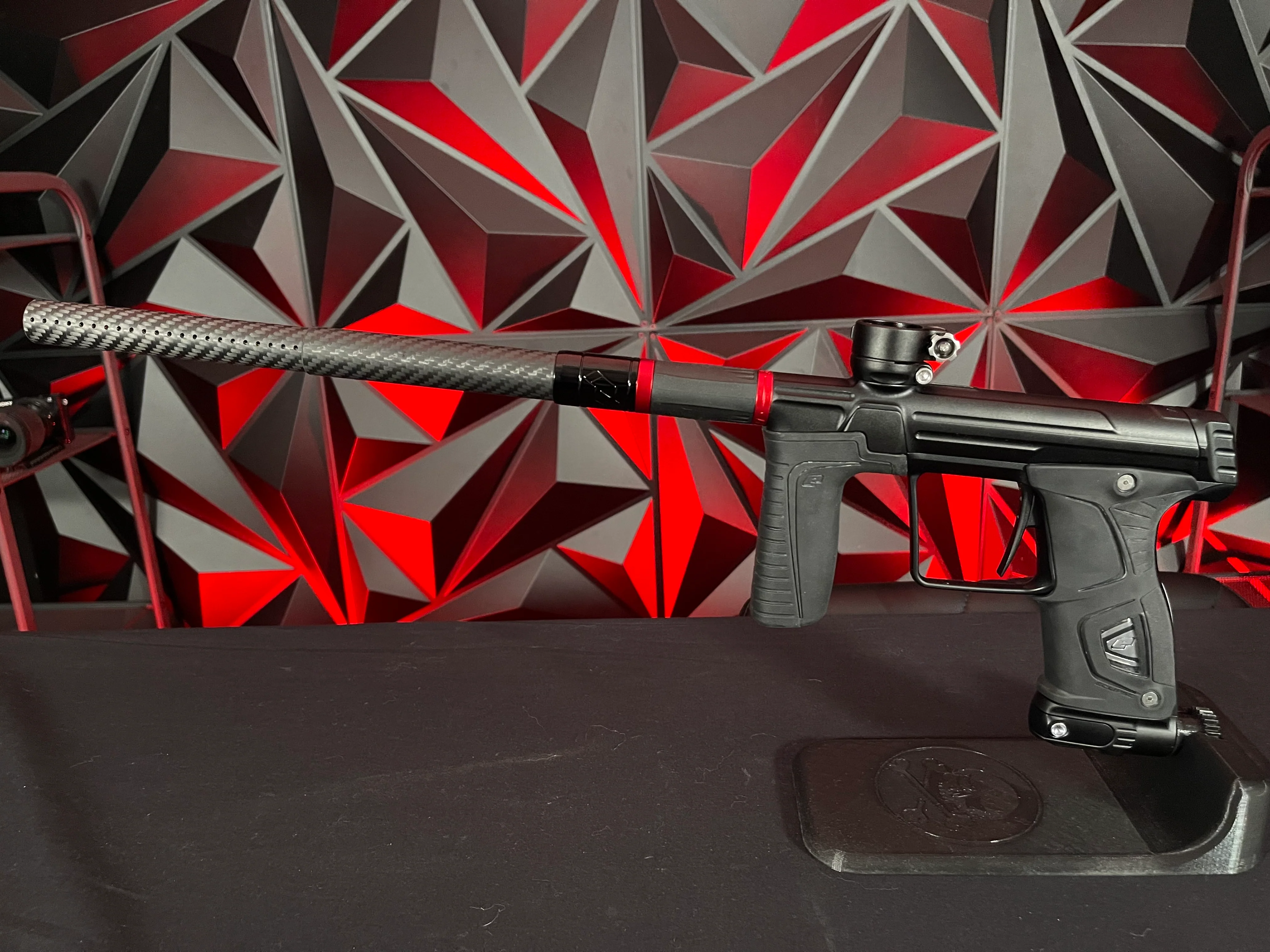Used Planet Eclipse 170R Paintball Gun - Black w/ Carbon Fiber FL Tip - Image 6