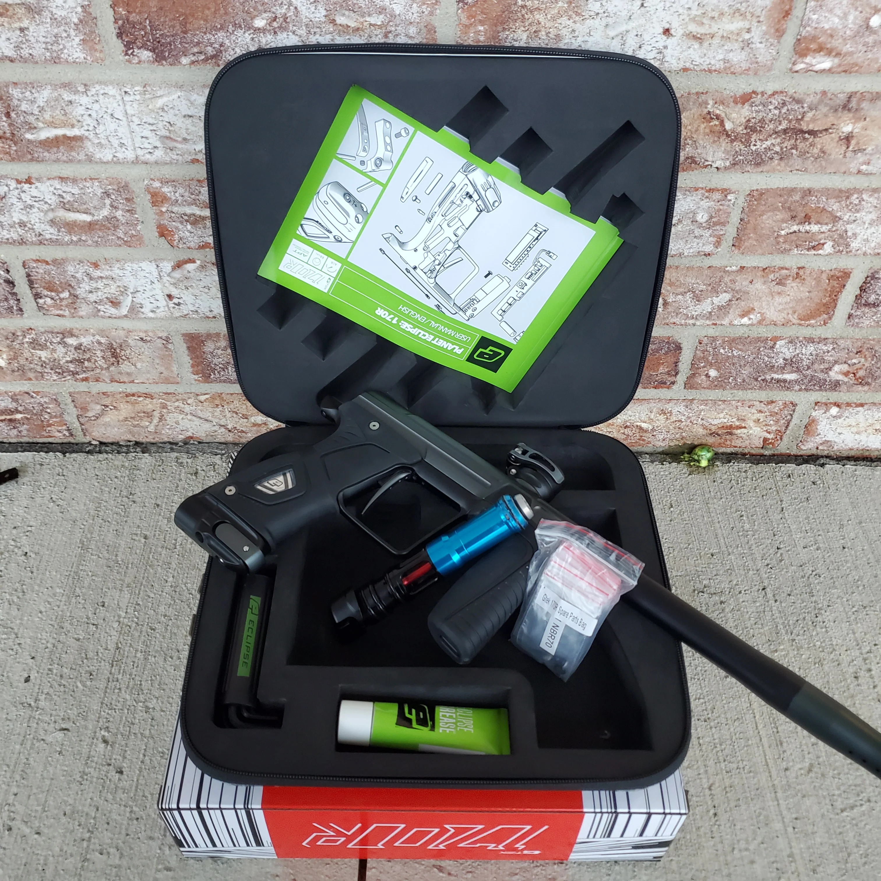 Used Planet Eclipse 170R Paintball Gun - Grey / Black - Image 5