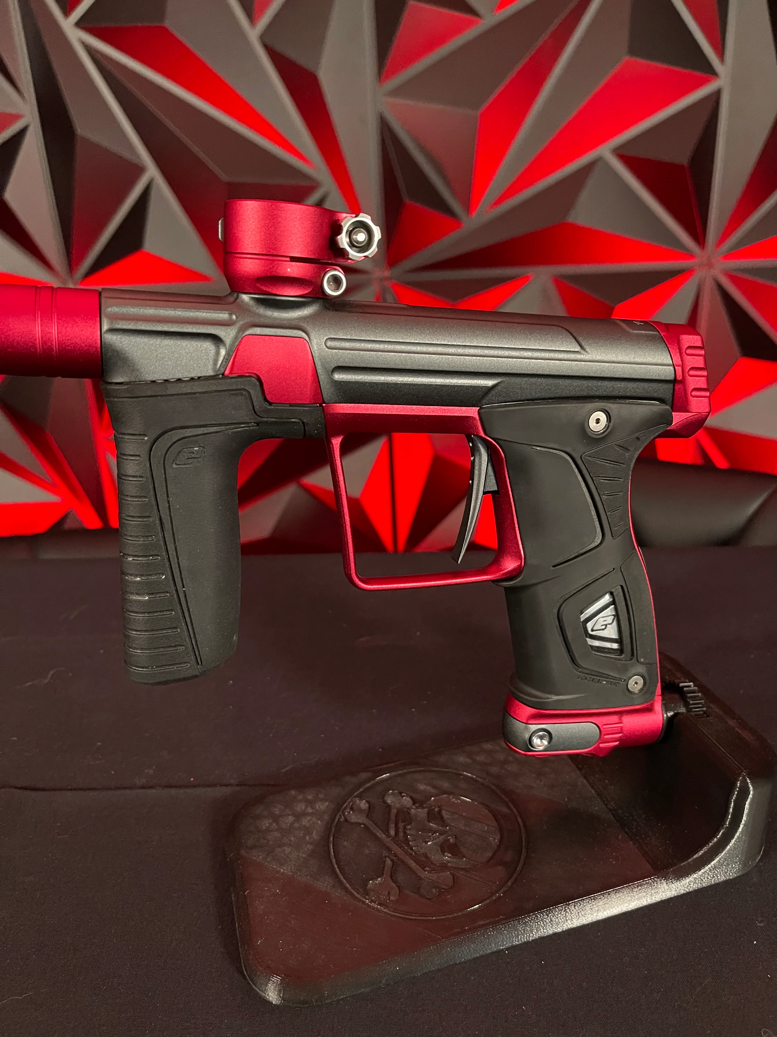 Used Planet Eclipse 170R Paintball Gun - Grey / Red - Image 4