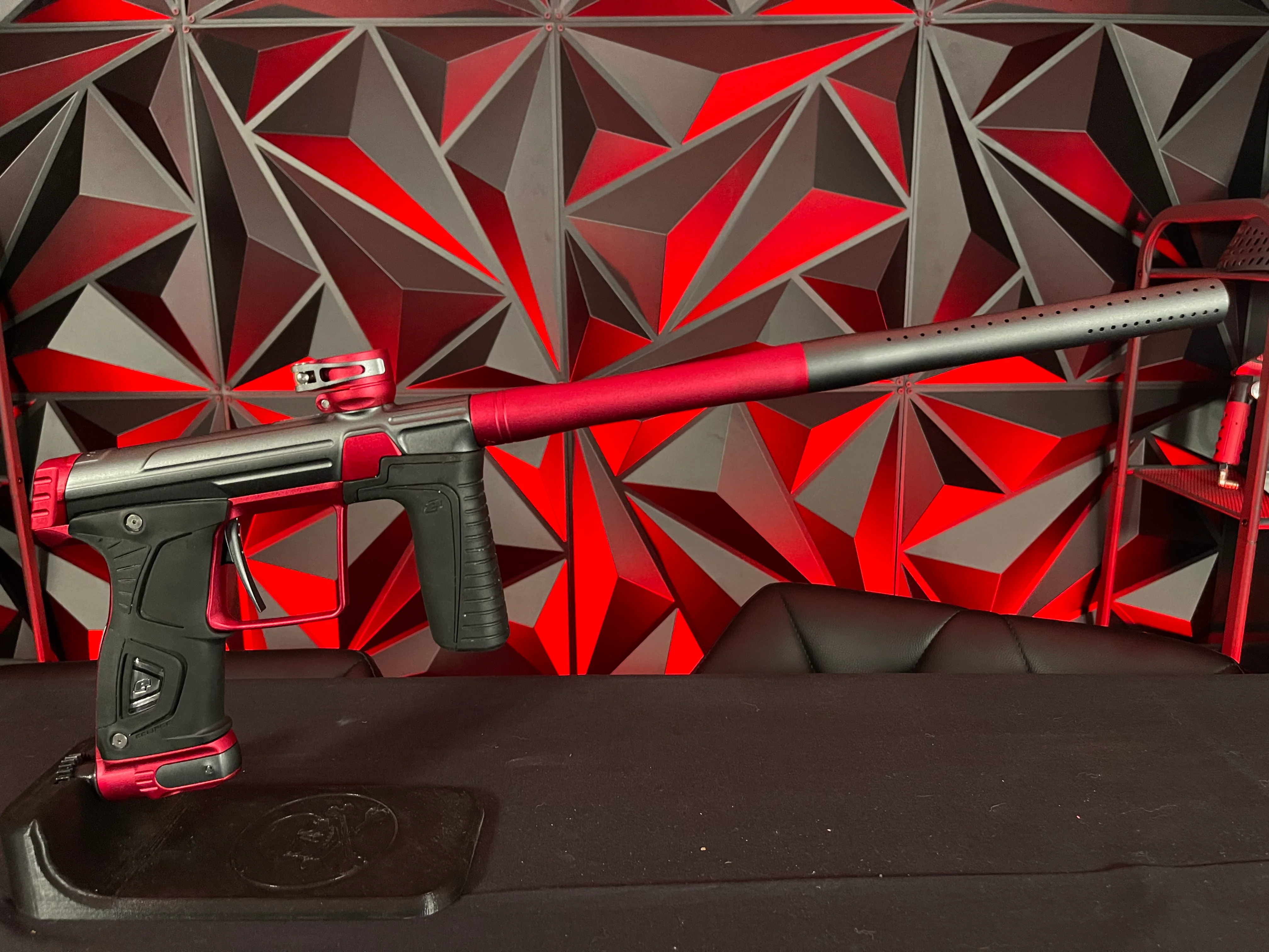 Used Planet Eclipse 170R Paintball Gun - Grey / Red - Image 5