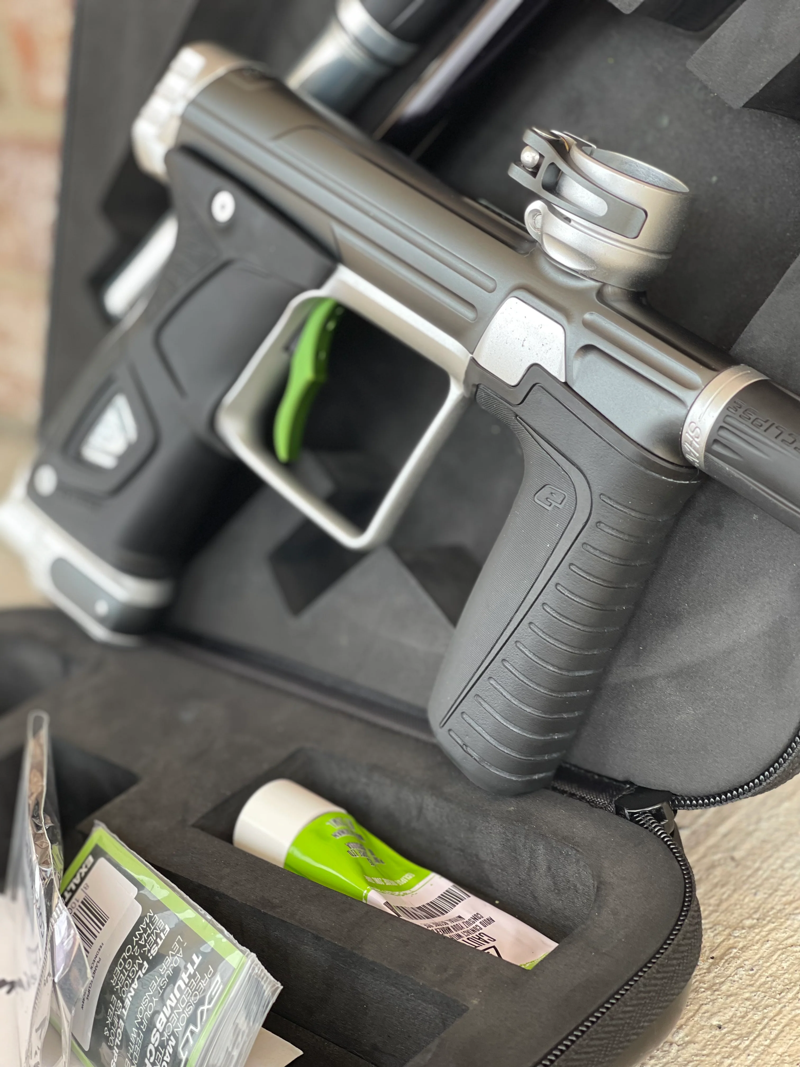 Used Planet Eclipse 170R Paintball Gun - Grey / Silver - Image 2