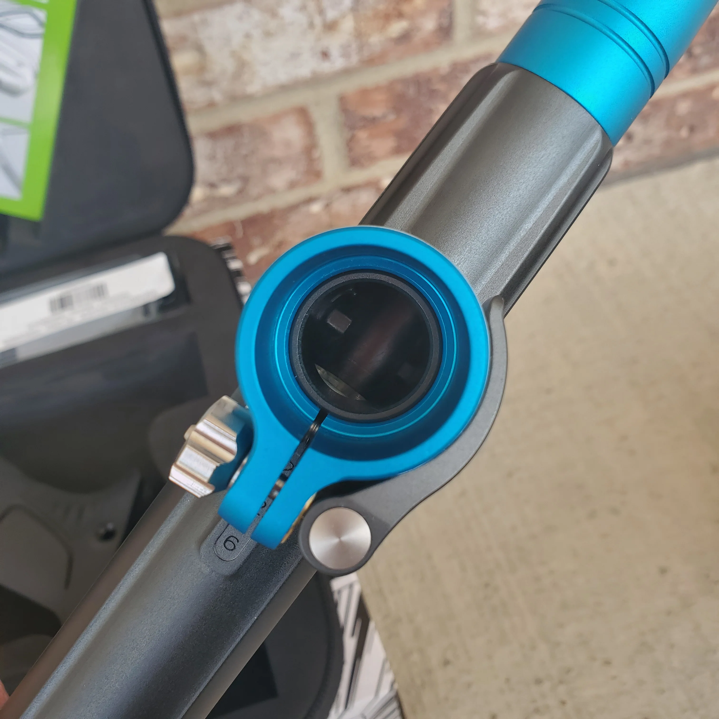 Used Planet Eclipse 170R Paintball Gun - Grey / Teal - Image 6