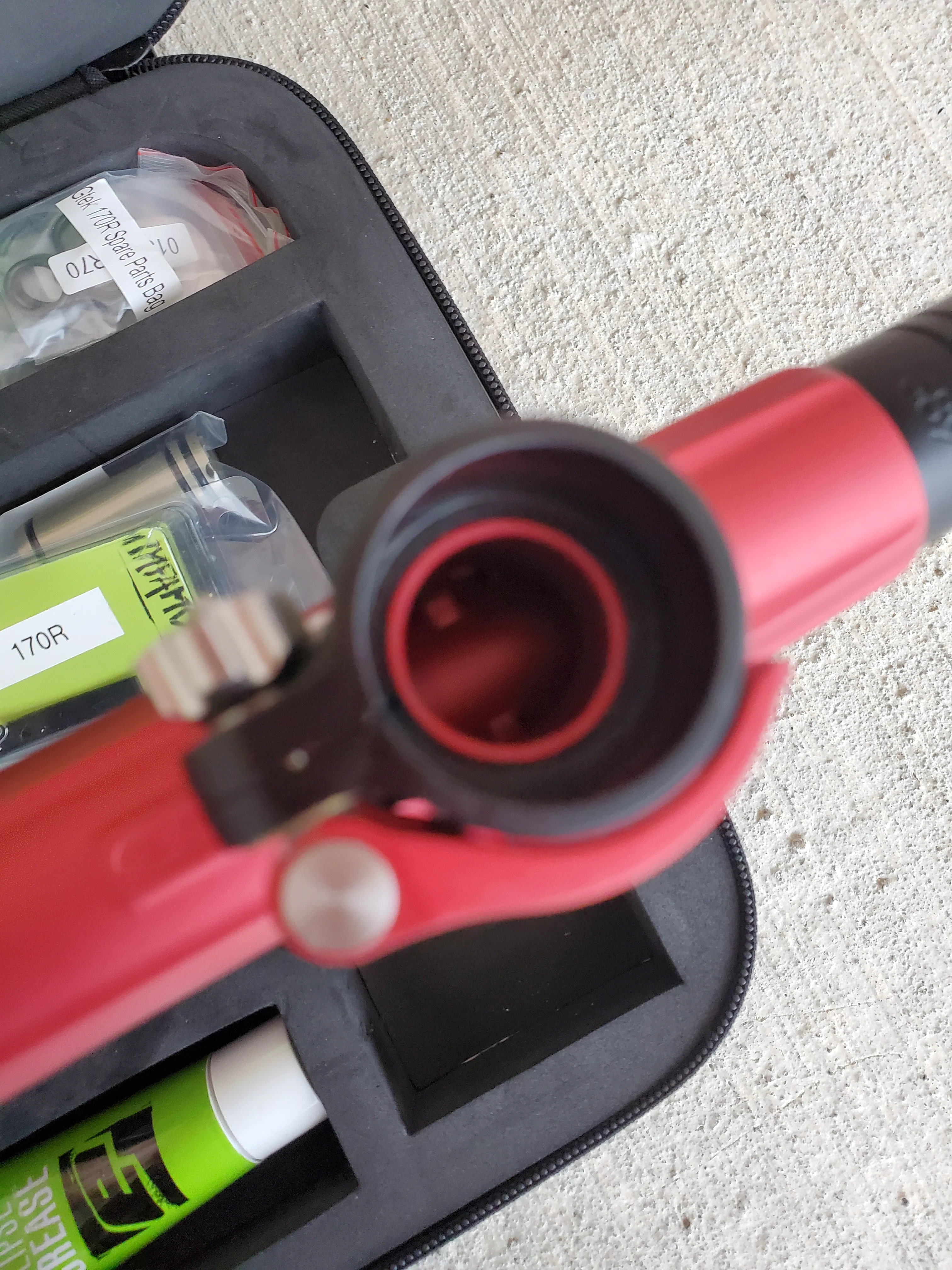 Used Planet Eclipse 170R Paintball Gun - Red / Black - Image 7