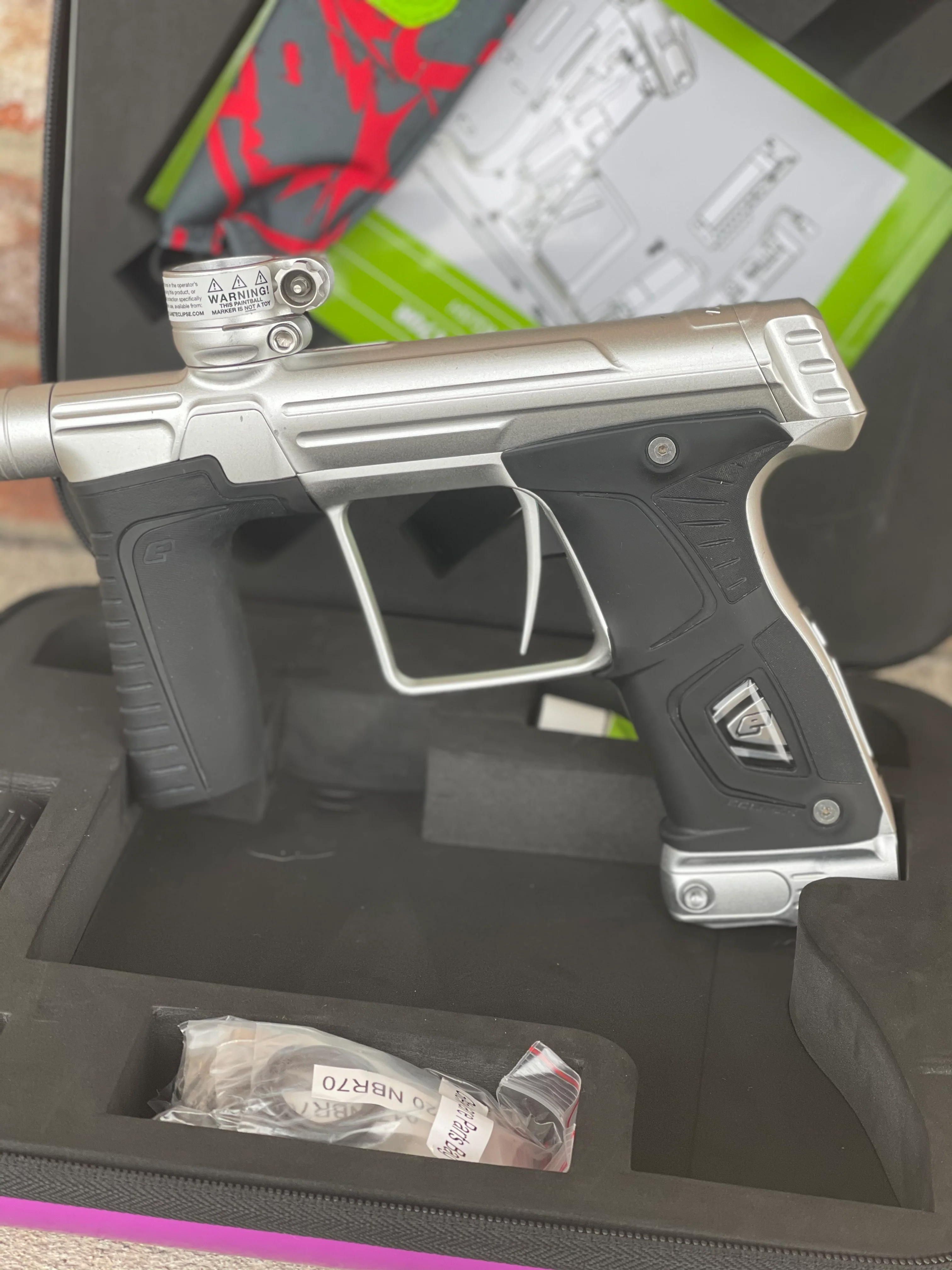 Used Planet Eclipse 170R Paintball Gun - Silver - Image 4