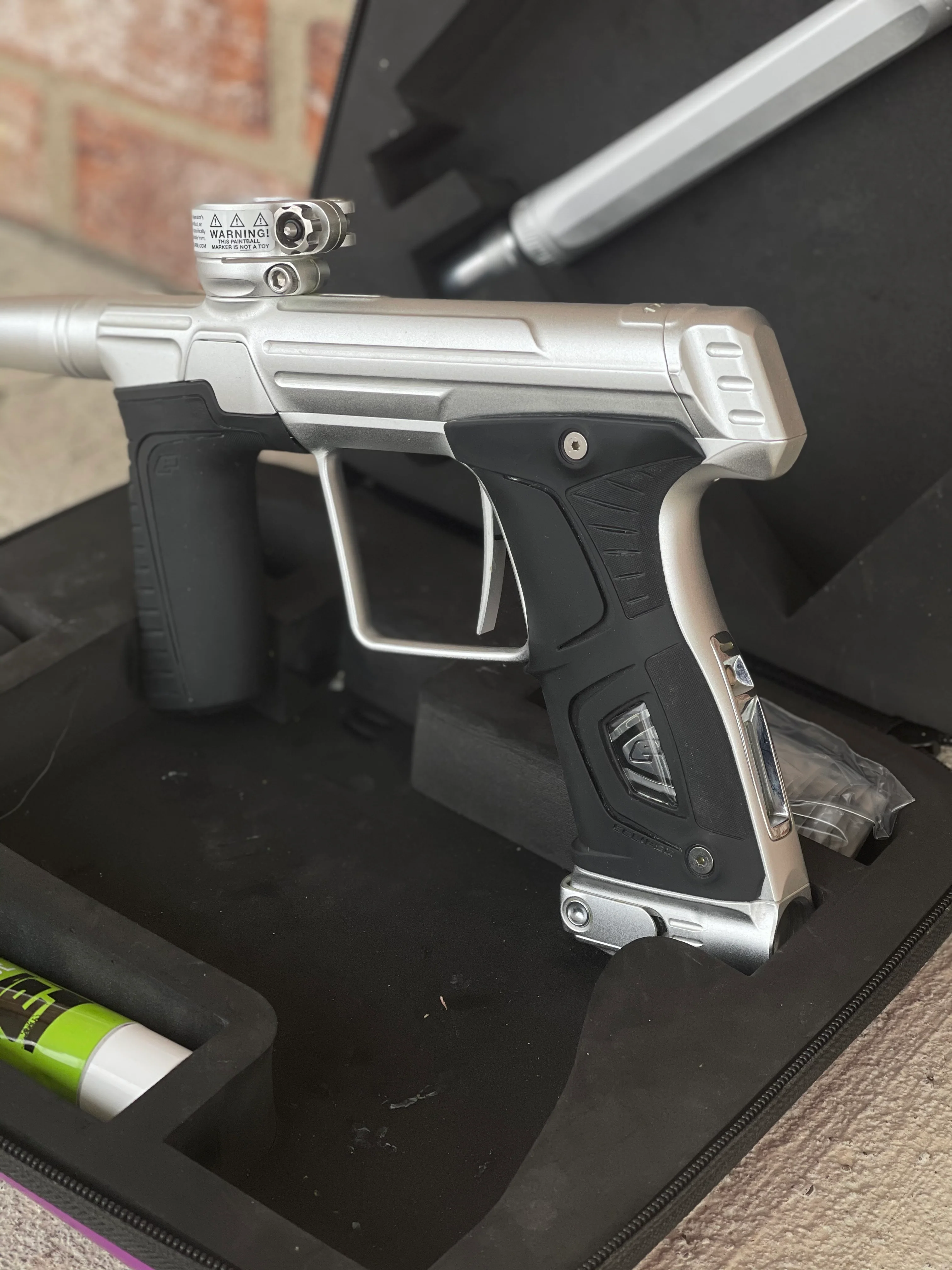 Used Planet Eclipse 170R Paintball Gun - Silver - Image 2